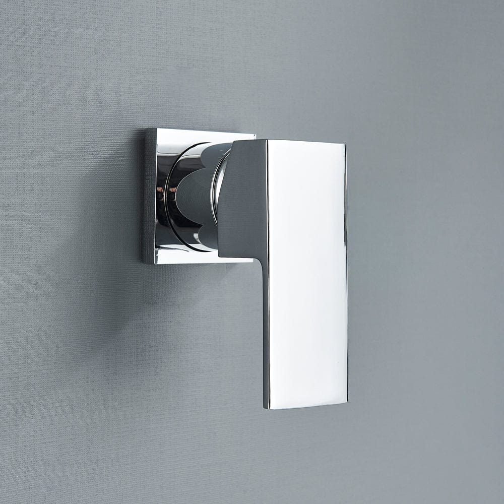 Baterie lavoar, argintie cu montare pe perete, cod 1259