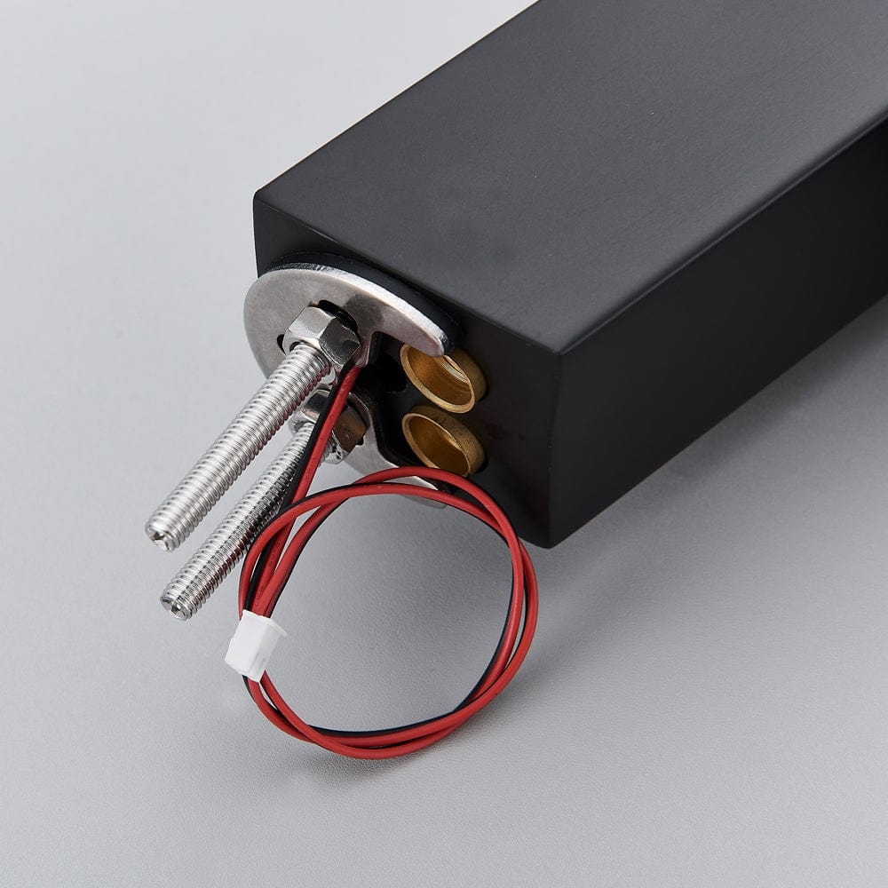 Baterie lavoar cu LED, tip cascada, cu un singur orificiu, negru, cod 1297