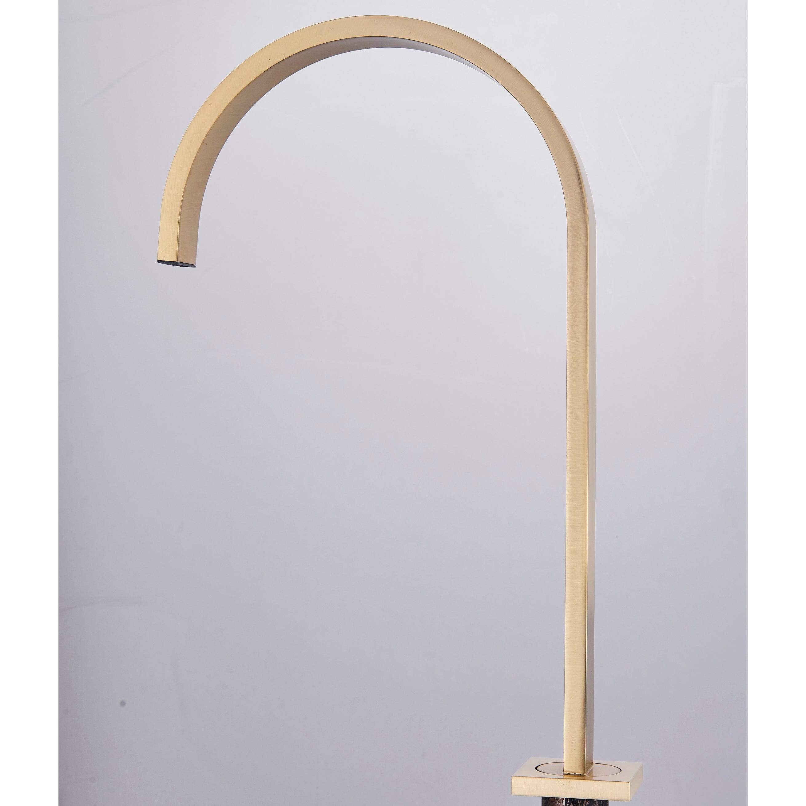 Baterie lavoar cu montare pe blat, cu monocomanda, auriu nichelat, cod 1290