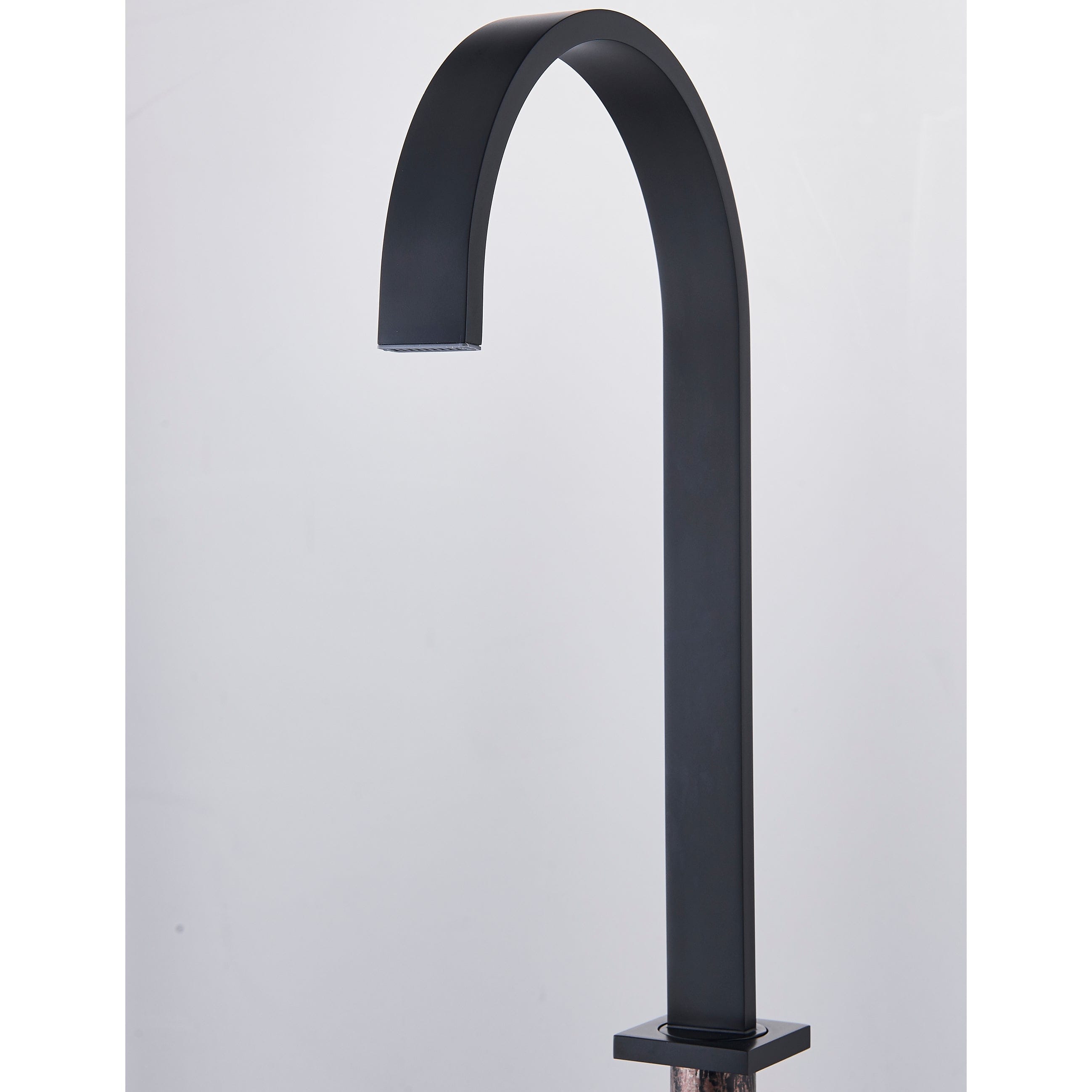 Baterie lavoar cu montare pe blat, cu monocomanda, negru mat, cod 1289