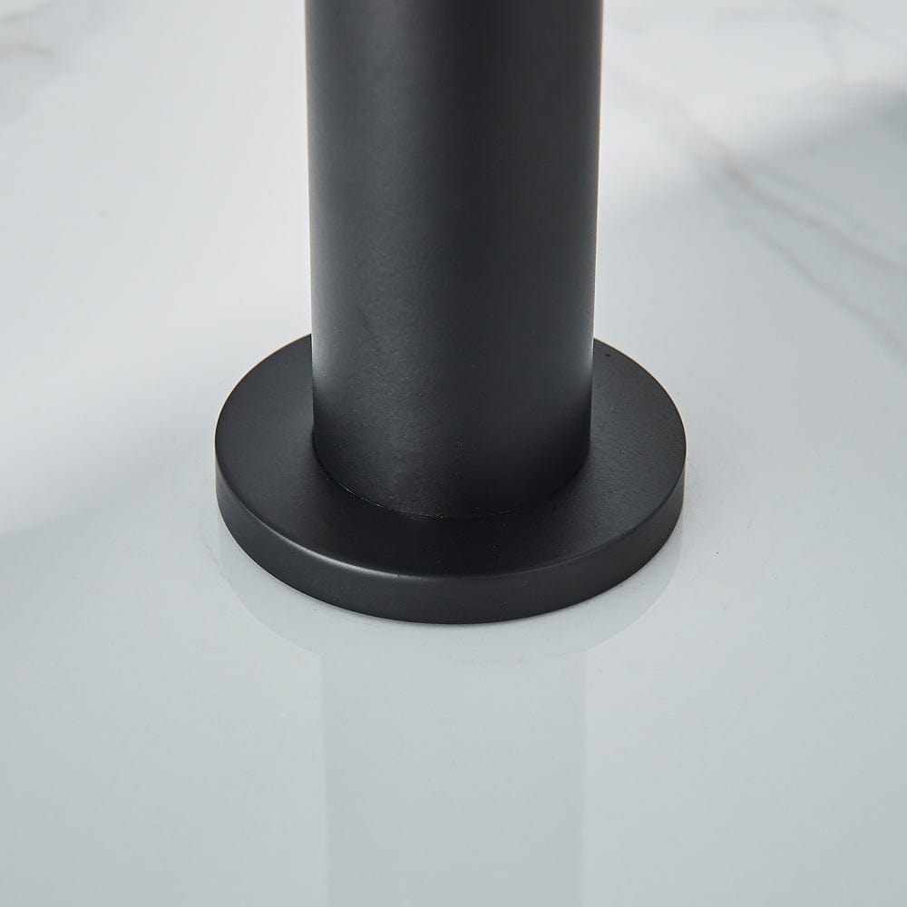 Baterie lavoar cu montare pe blat, cu senzor de pornire/oprire, negru mat, cod 1531