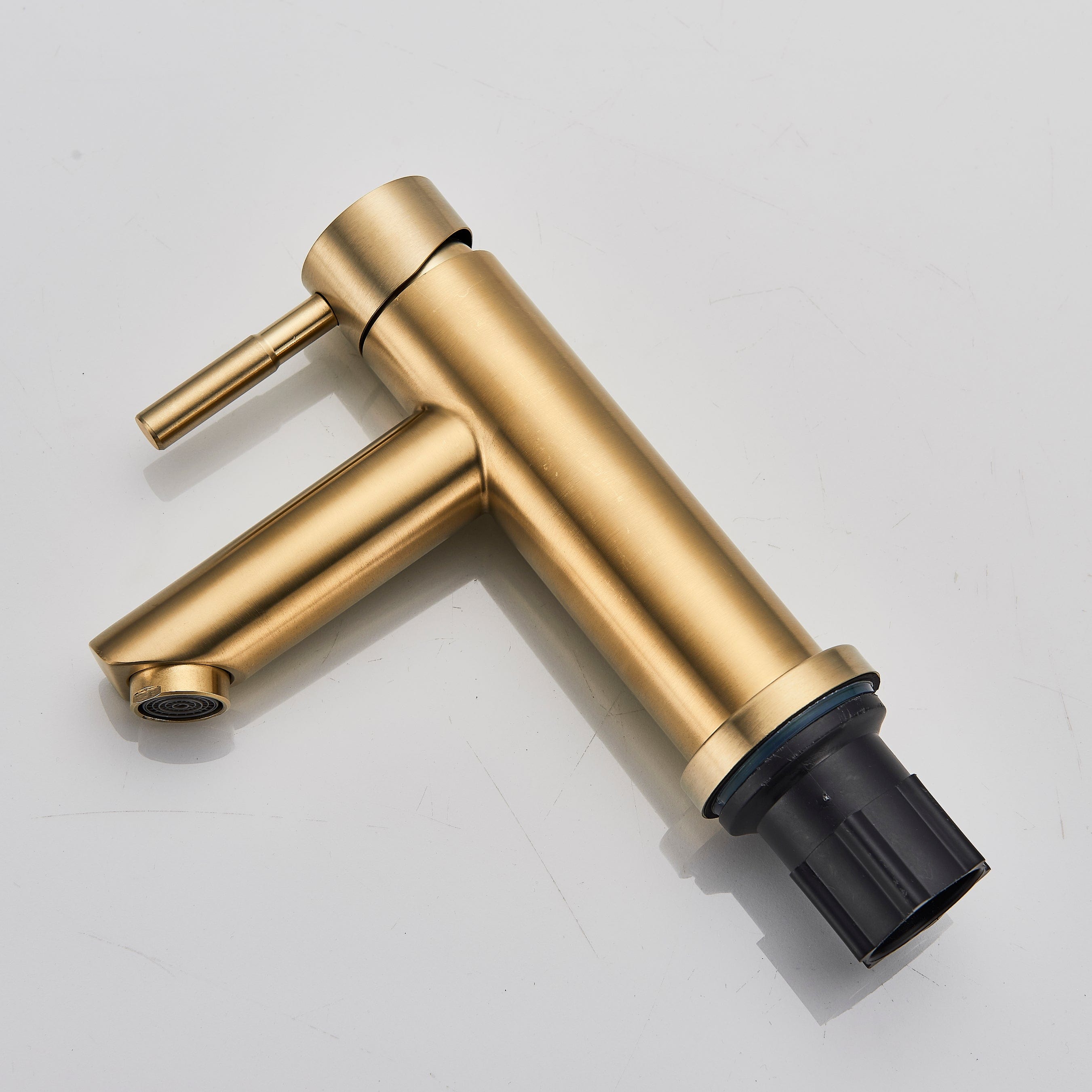 Baterie lavoar cu montare pe chiuveta, auriu nichelat, cod 1282