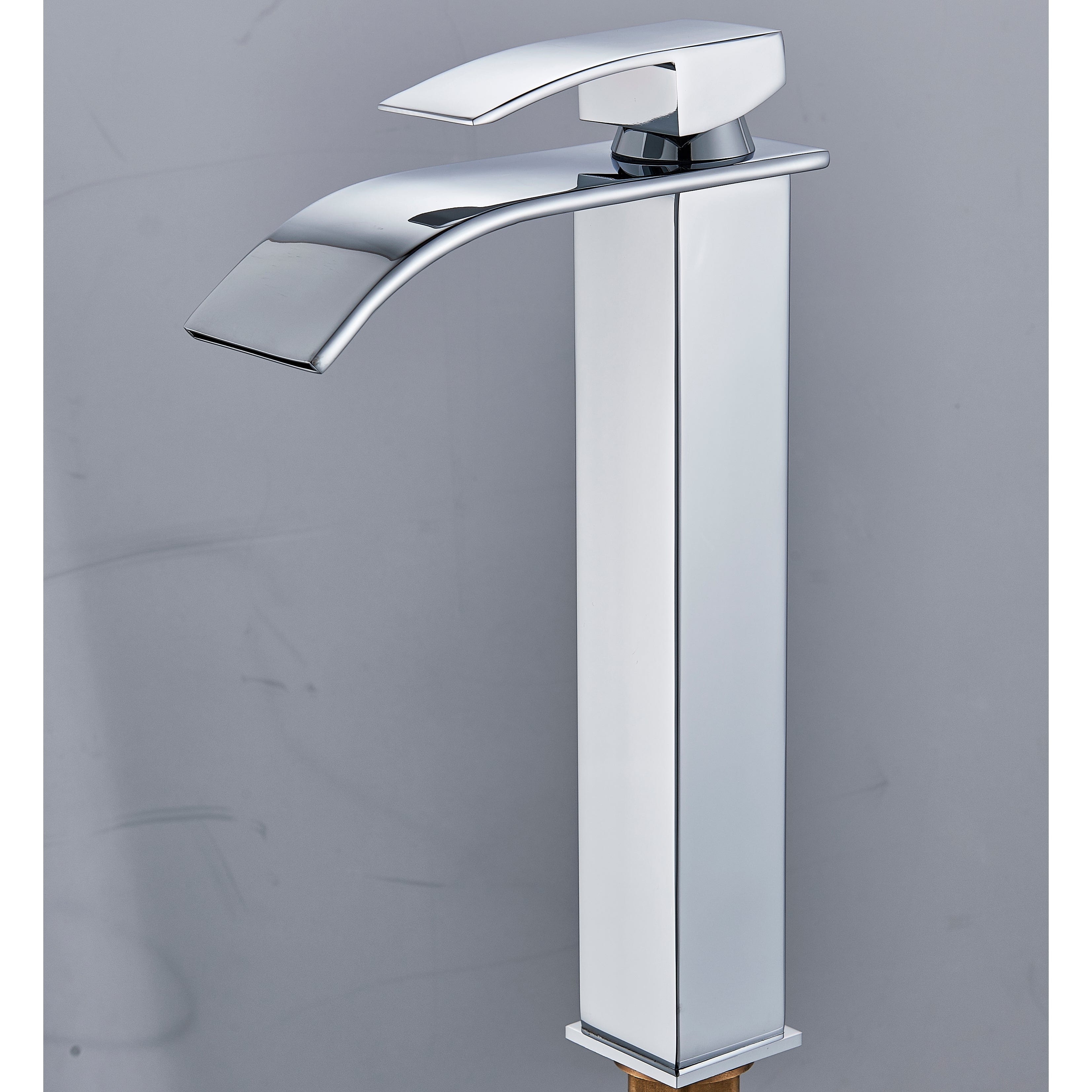 Baterie lavoar Milly1208, din alama cu montare in blat, argintiu cromat, cod 1208