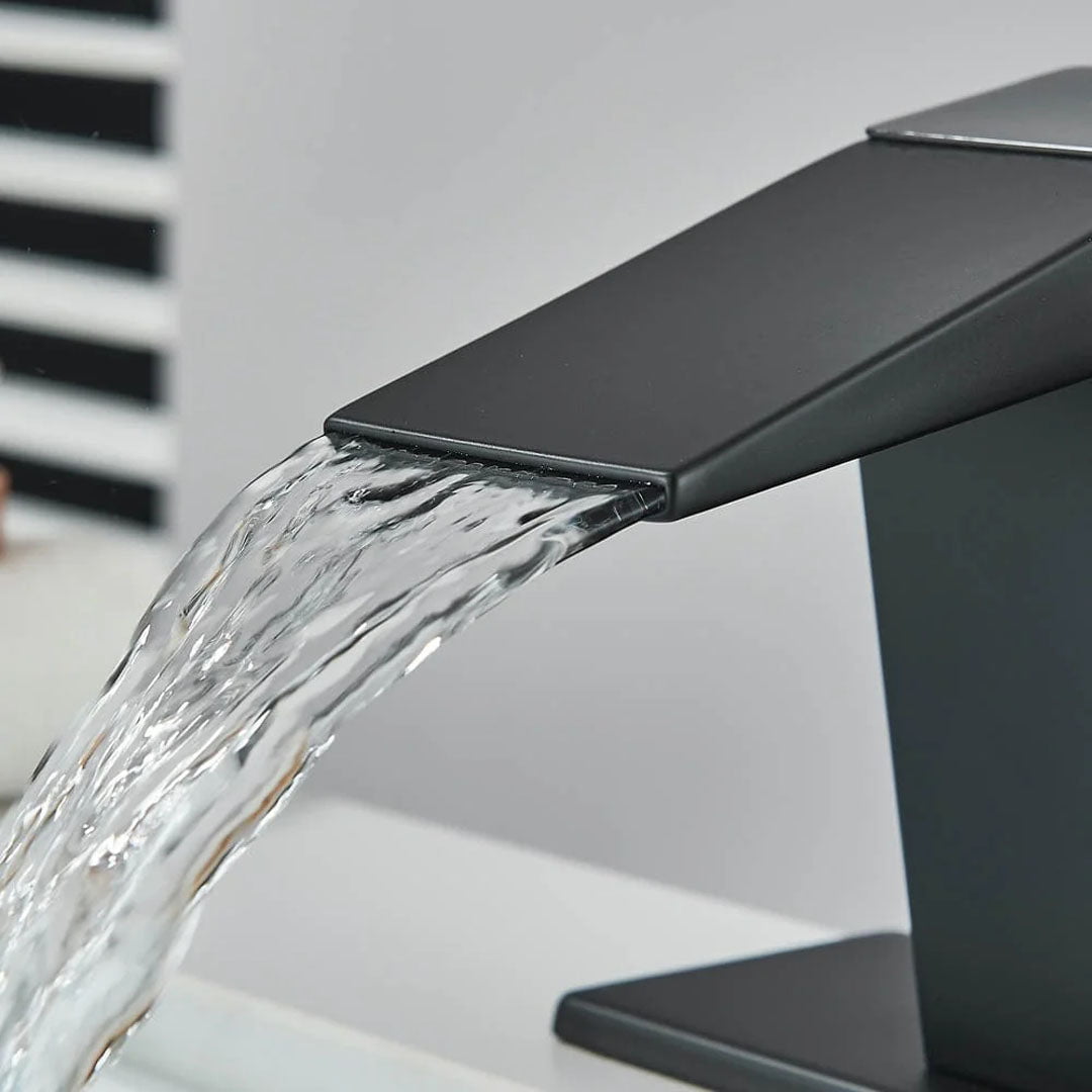 Baterie lavoar negru, cu display digital, cod 1478