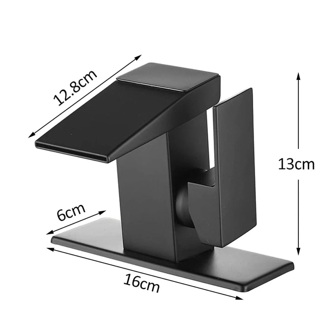 Baterie lavoar negru, cu display digital, cod 1478