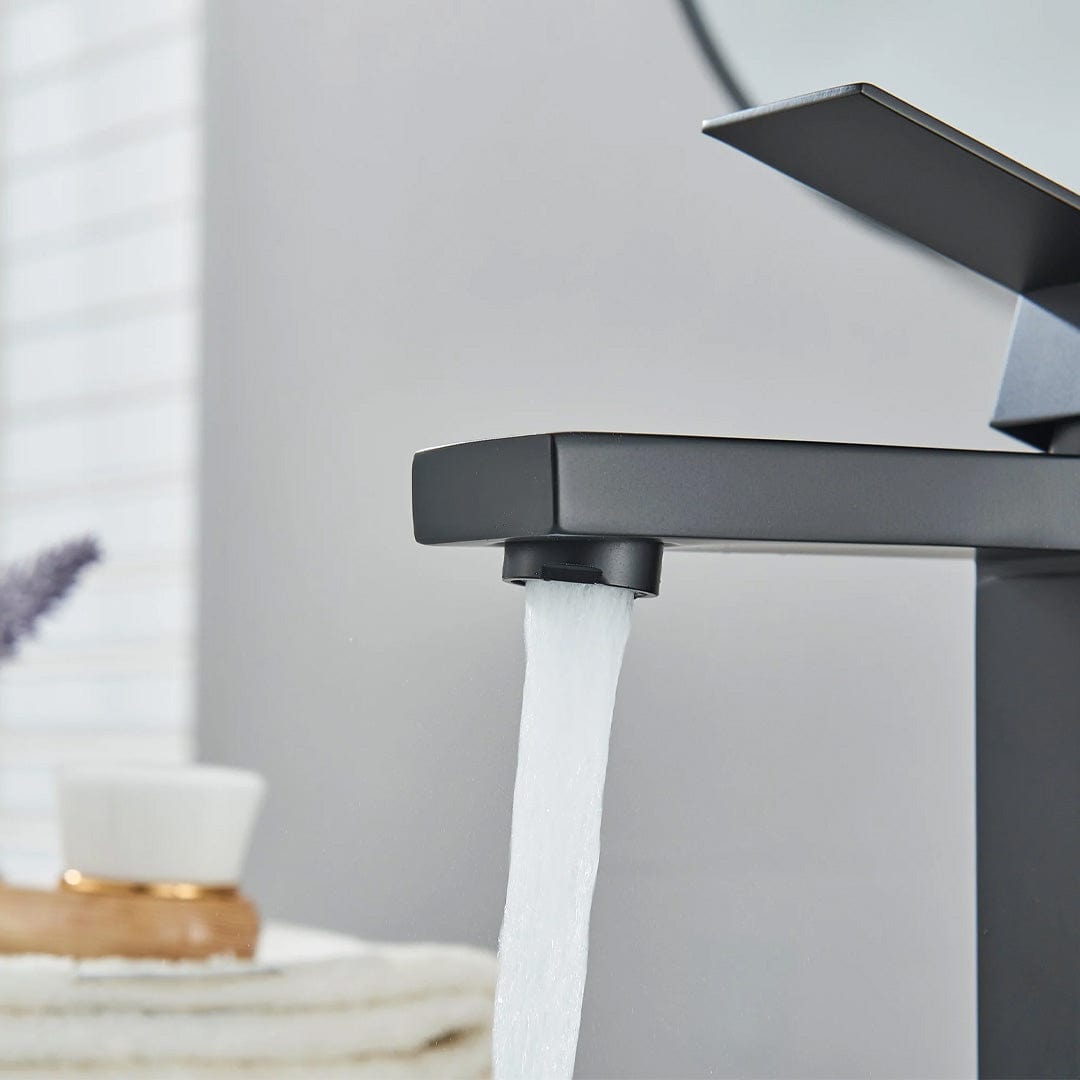 Baterie lavoar, negru mat , cod 1648