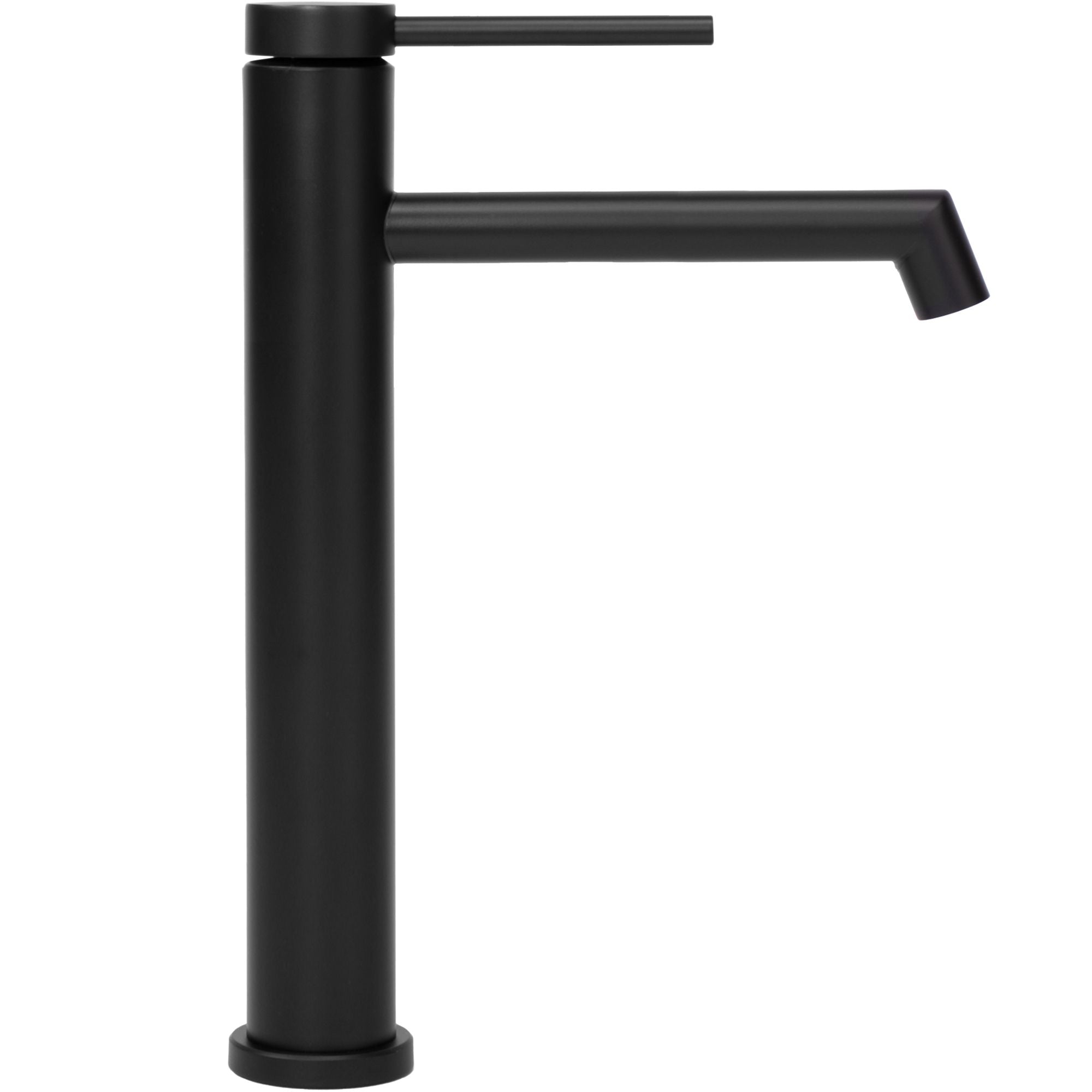 Baterie lavoar Rea Foss, negru mat, inalta