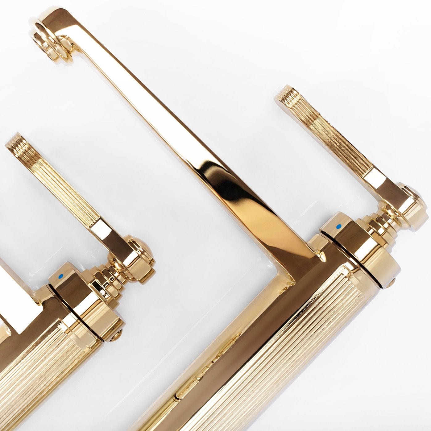 Baterie lavoar Rea Monaco, înaltă, auriu lucios