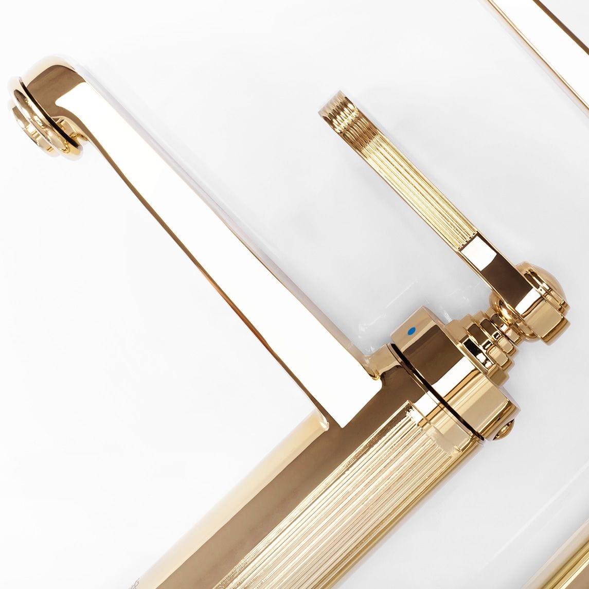 Baterie lavoar Rea Monaco Low, auriu lucios