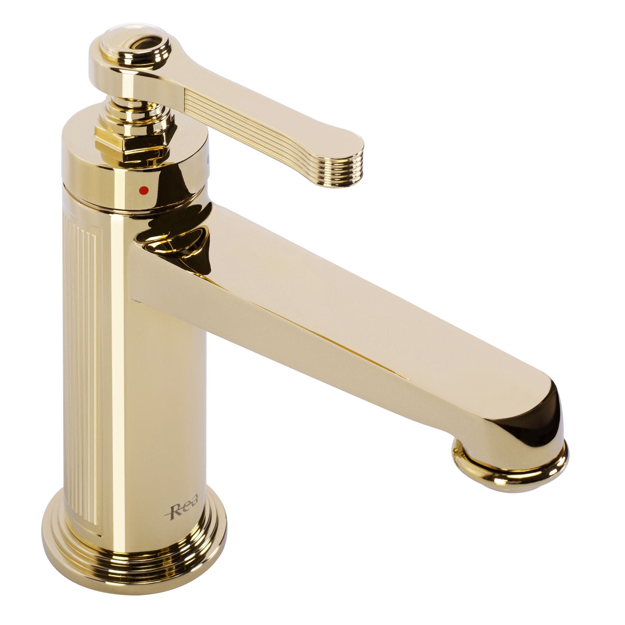 Baterie lavoar Rea Monaco Low, auriu lucios