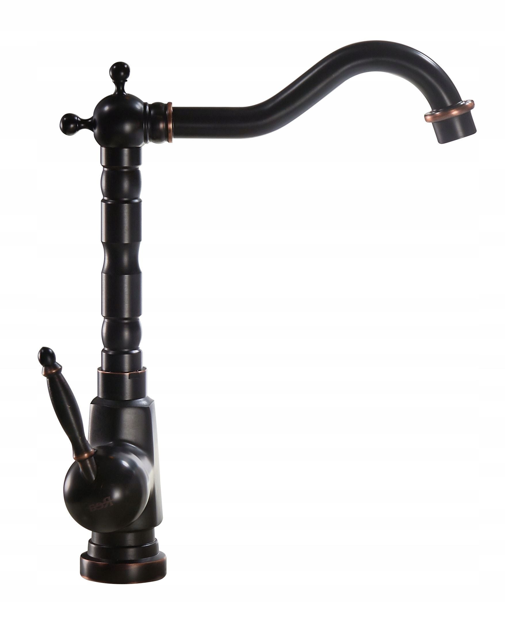 Baterie lavoar Rea Old High, negru mat