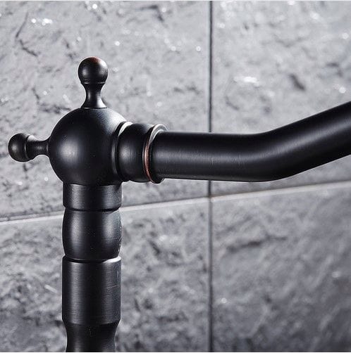 Baterie lavoar Rea Old High, negru mat