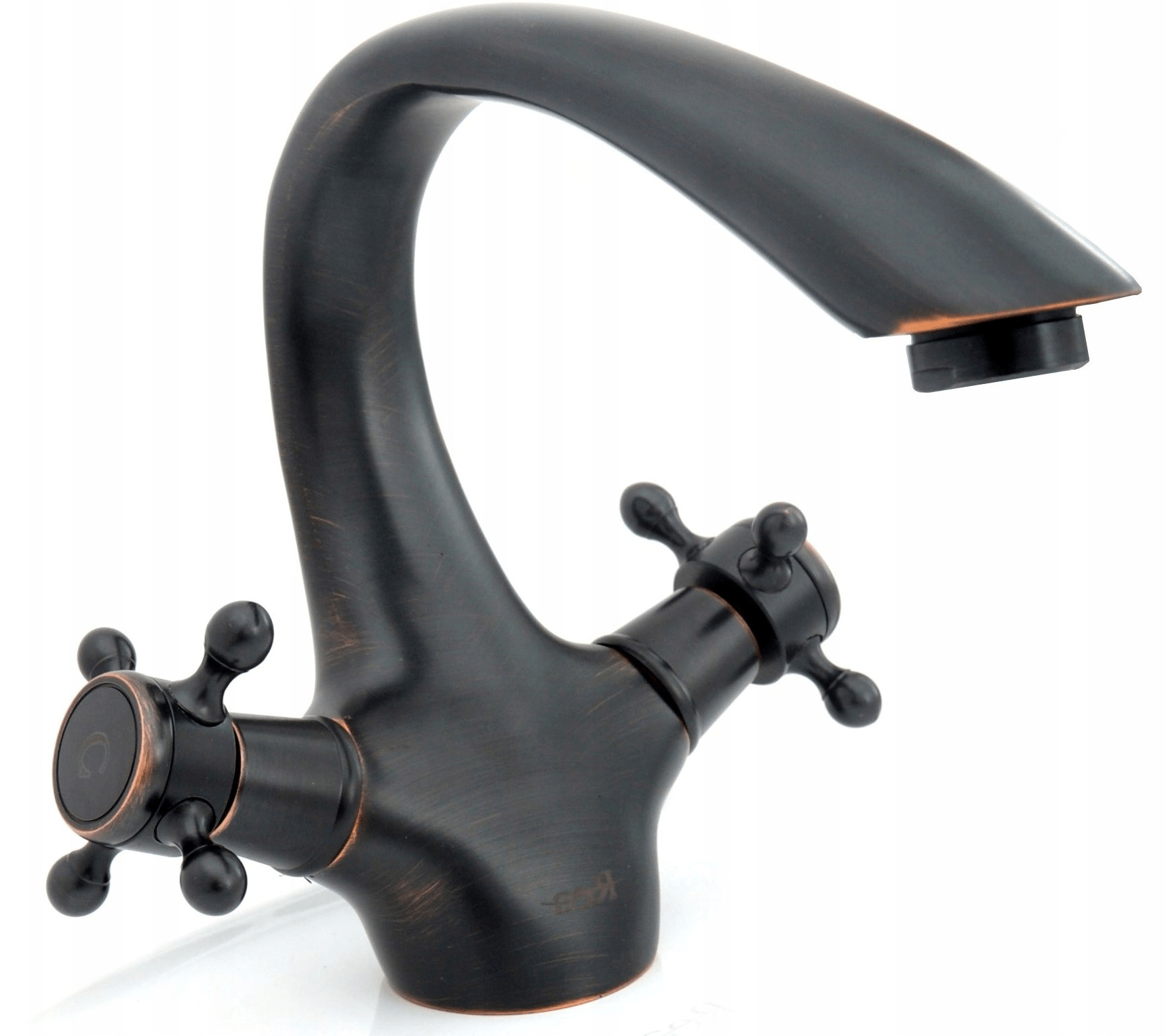 Baterie lavoar Rea Retro Old, negru mat