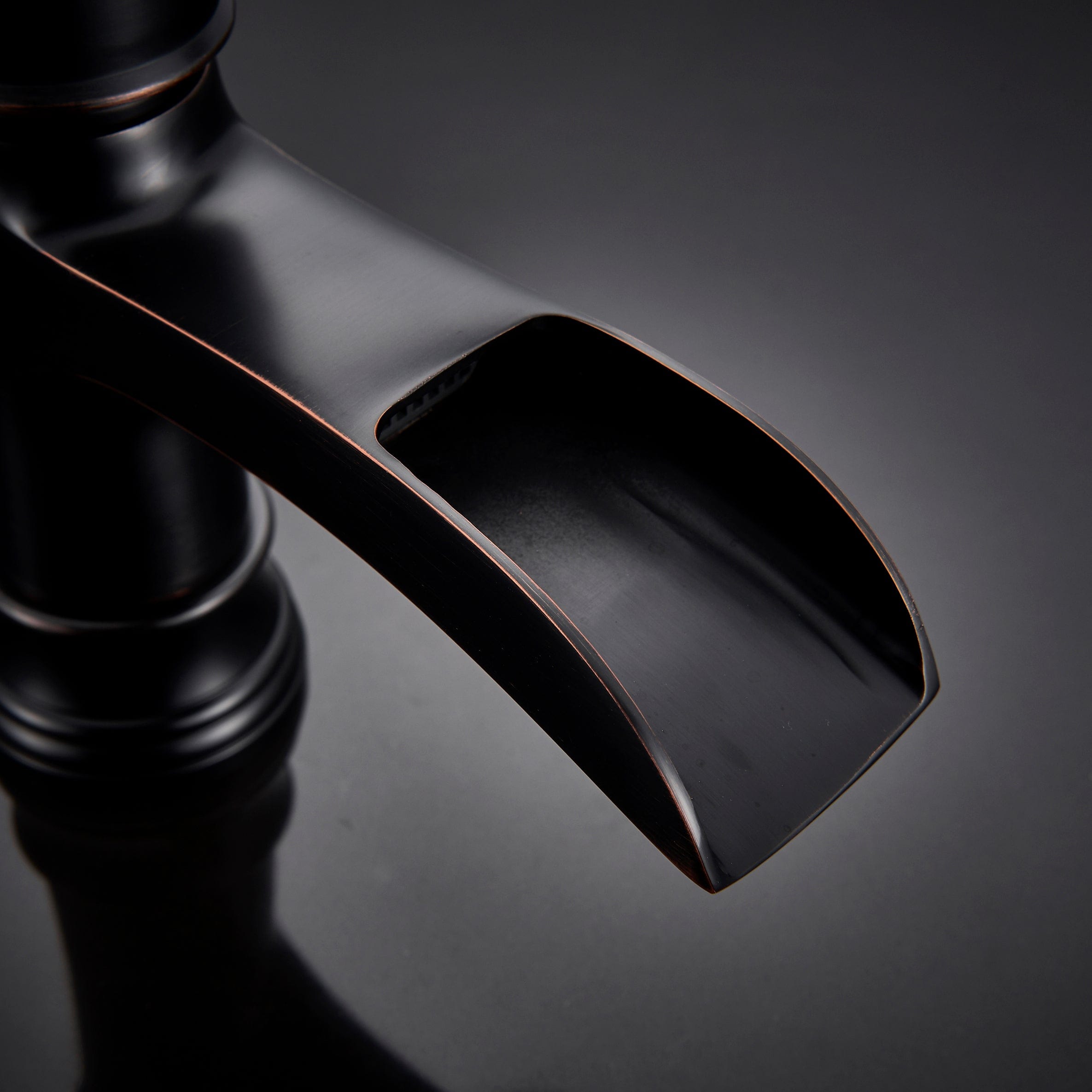 Baterie lavoar retro Stehen, neagra, montare pe chiuveta, cod 1341