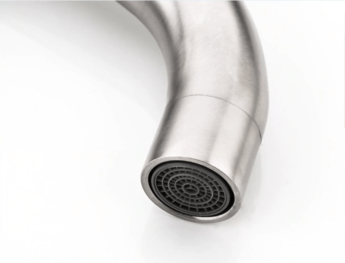 Baterie lavoar slim, cu montare in blat, argintiu cromat, cod 1200