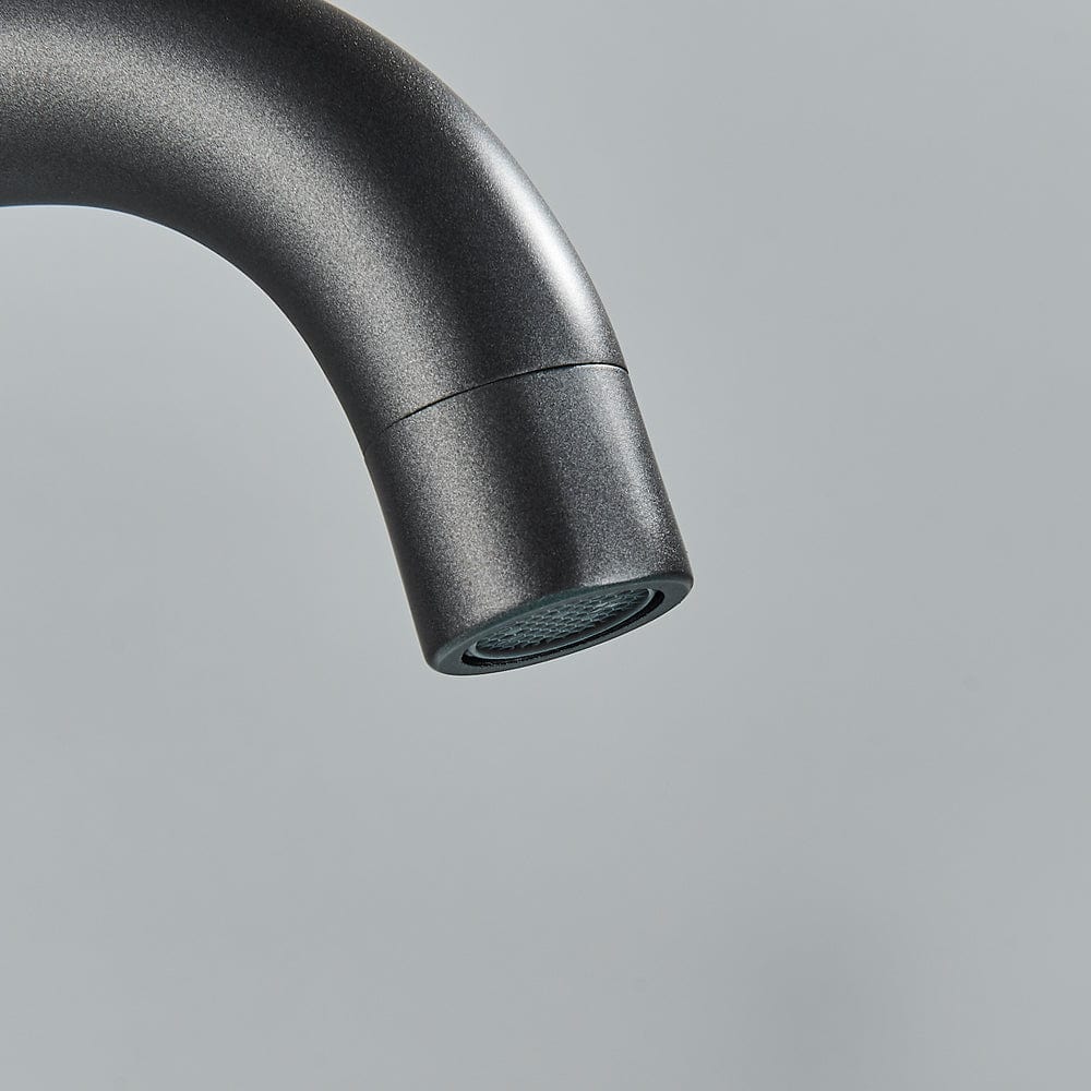 Baterie lavoar slim, cu montare pe blat, gri antracit, cod 1540