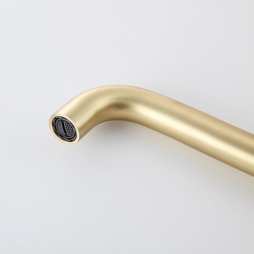 Baterie lavoar Stev aurie cu montare in perete, cod 1202