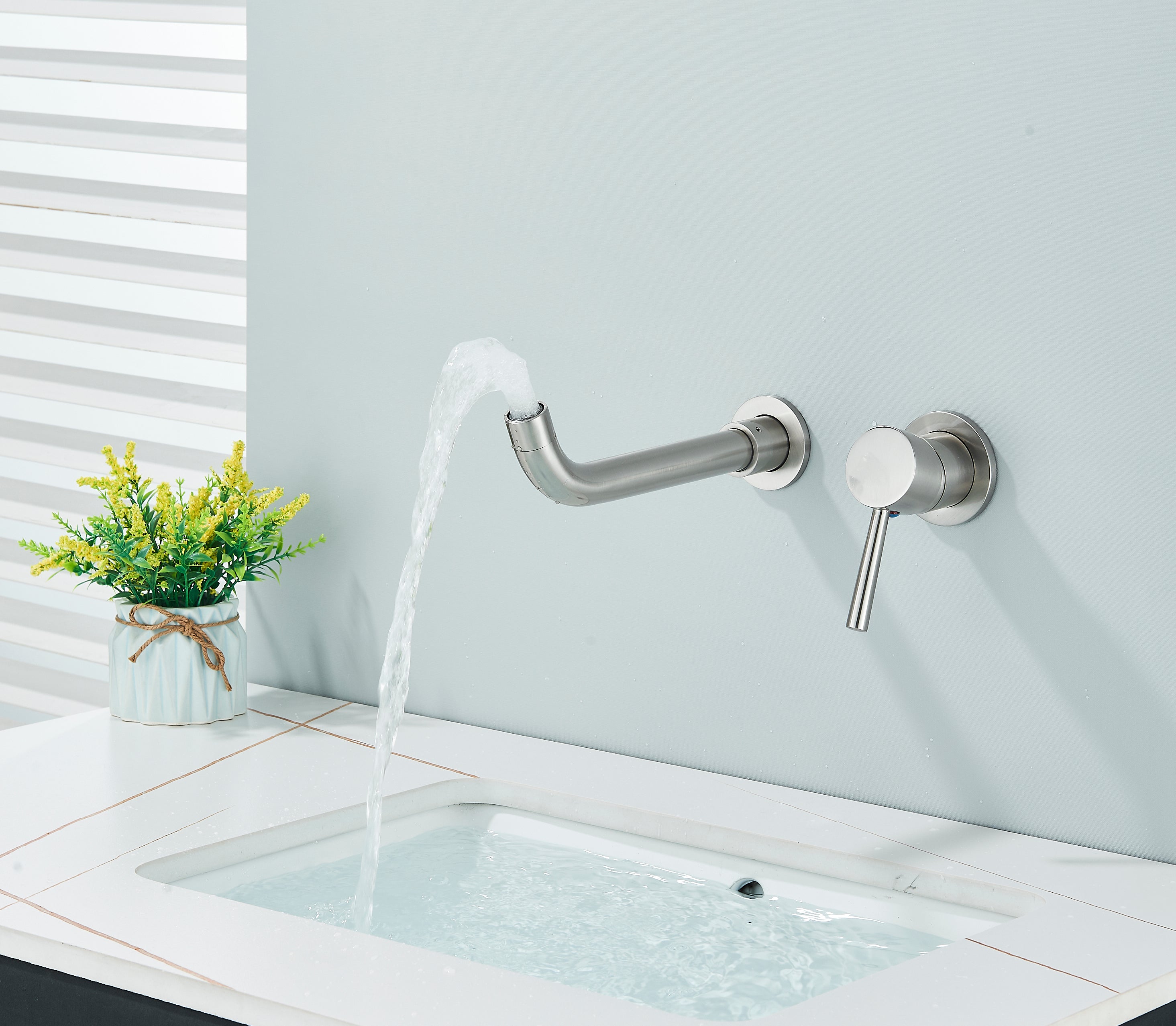 Baterie lavoar Stev S1204, cu montare in perete, cod 1204