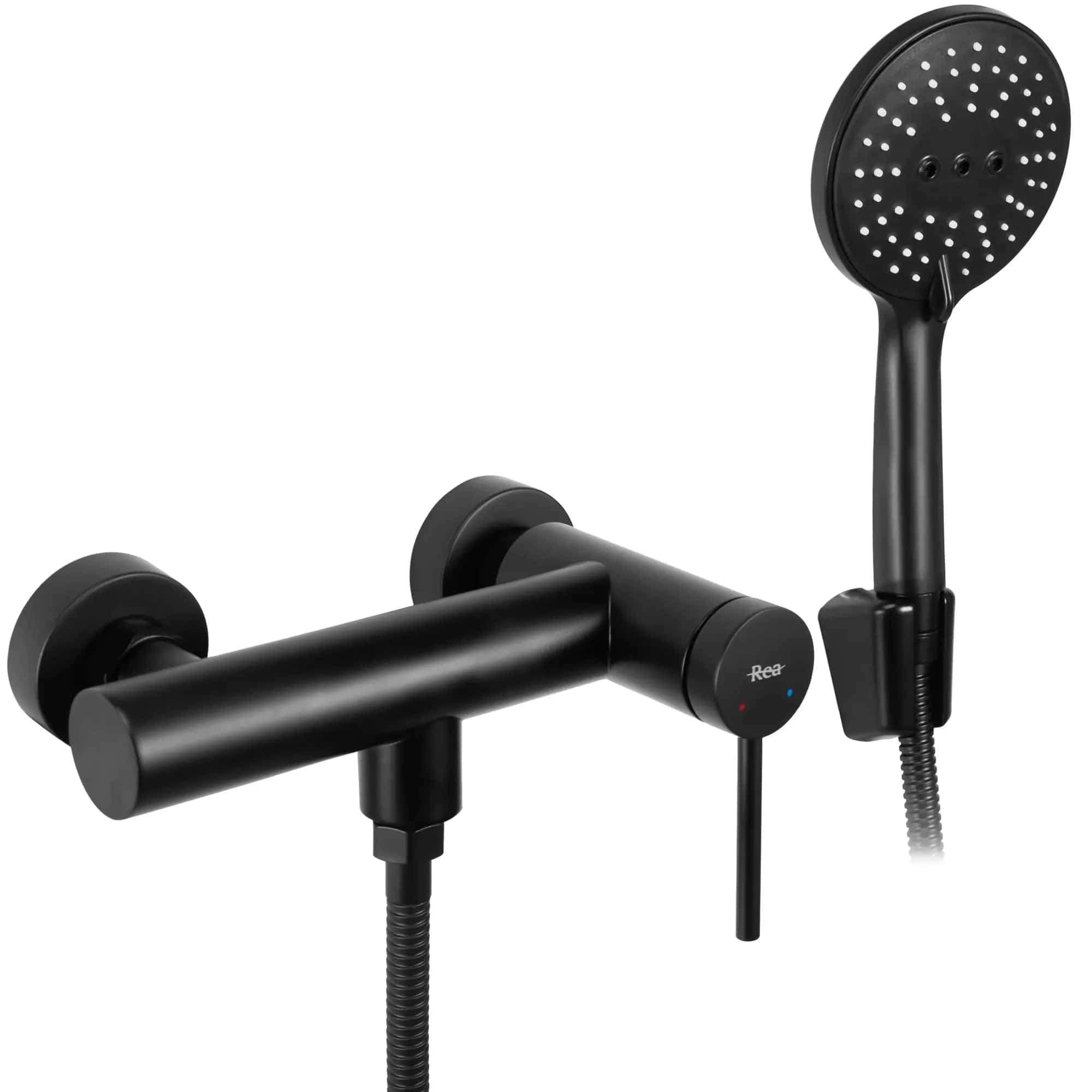 Baterie pentru duș Rea Foss, negru mat