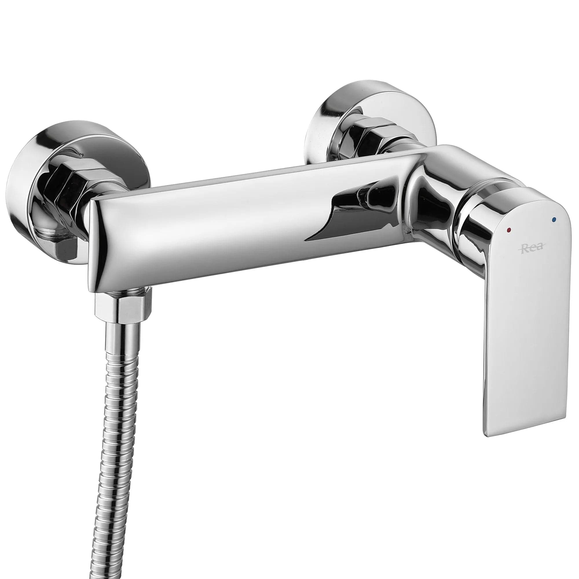 Baterie pentru duș Rea Veneta, argintiu lucios