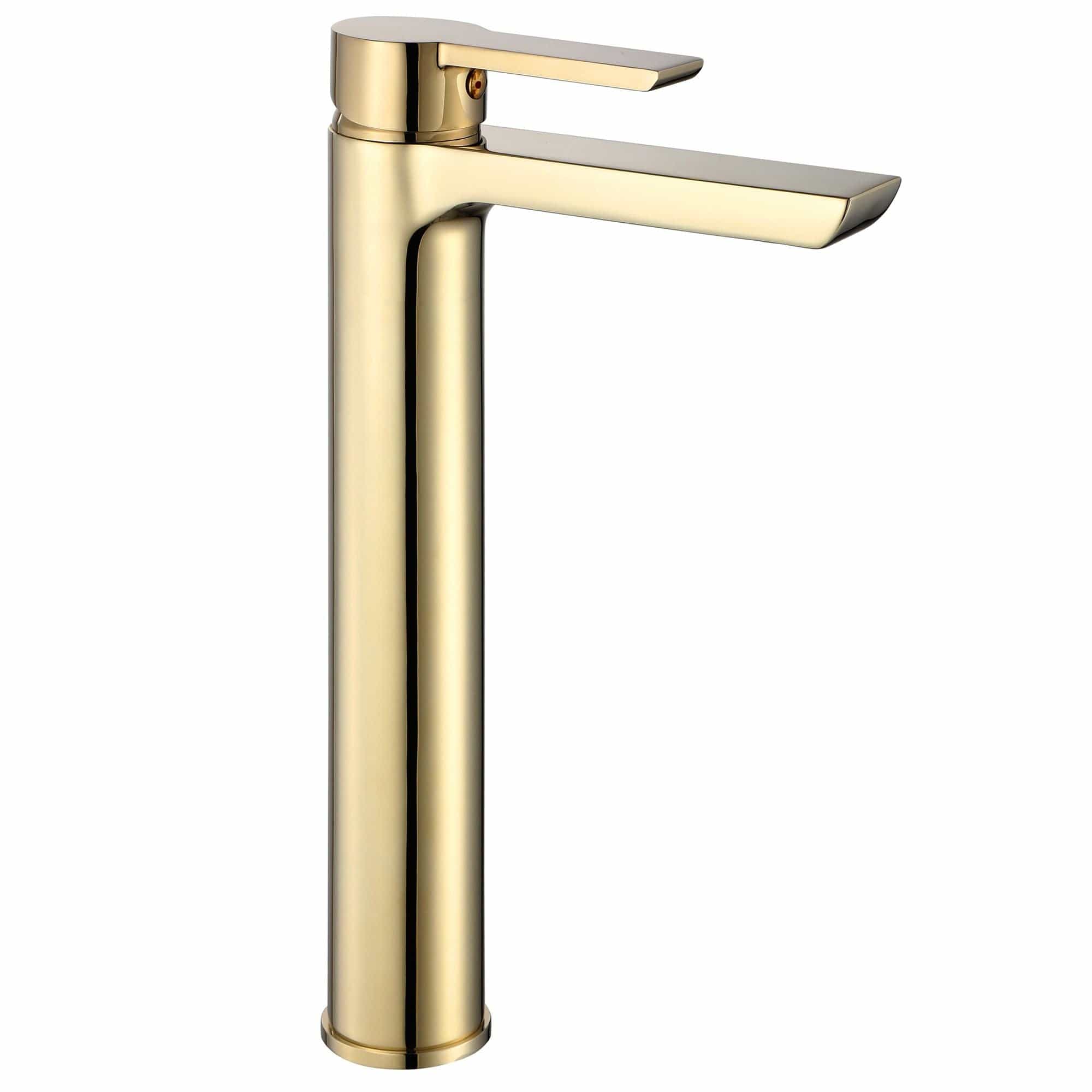Baterie pentru lavoar Rea Argus High, auriu lucios