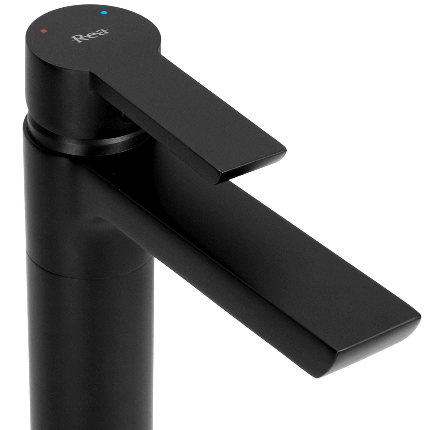 Baterie pentru lavoar Rea Argus Low, negru mat