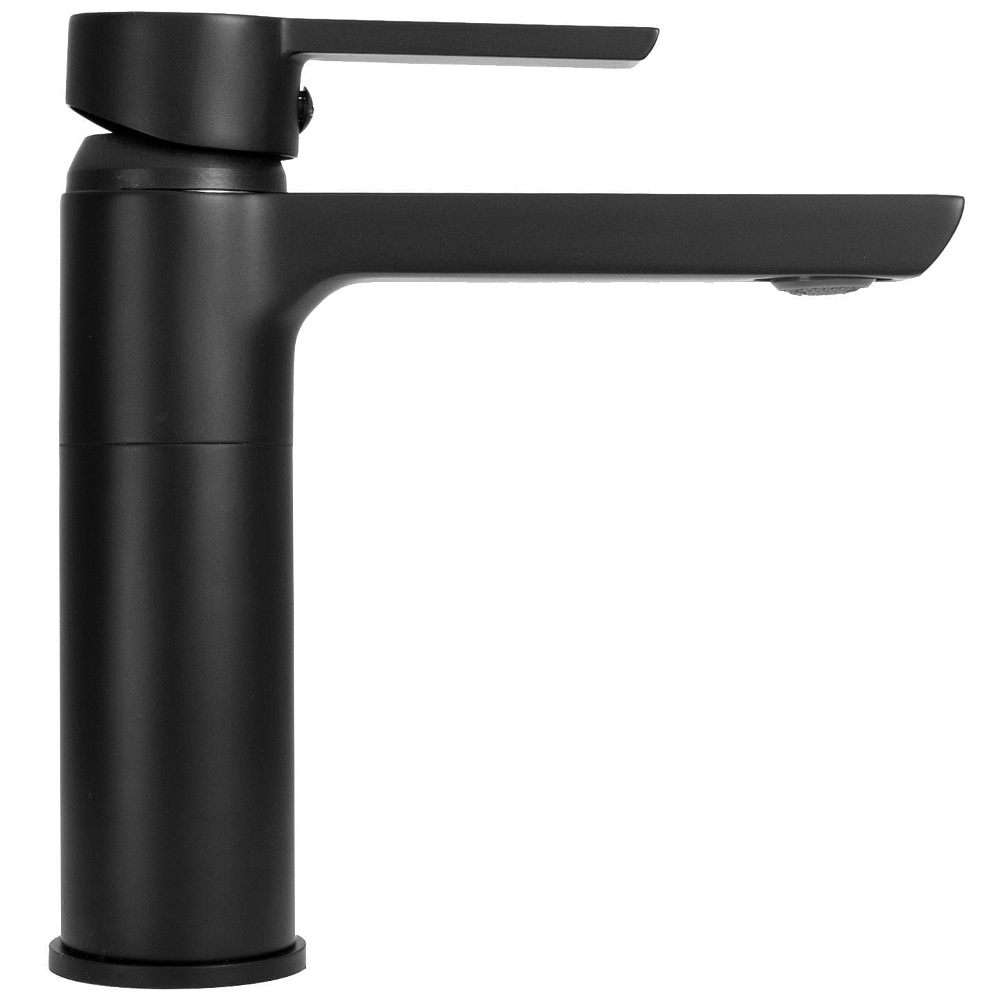 Baterie pentru lavoar Rea Argus Low, negru mat