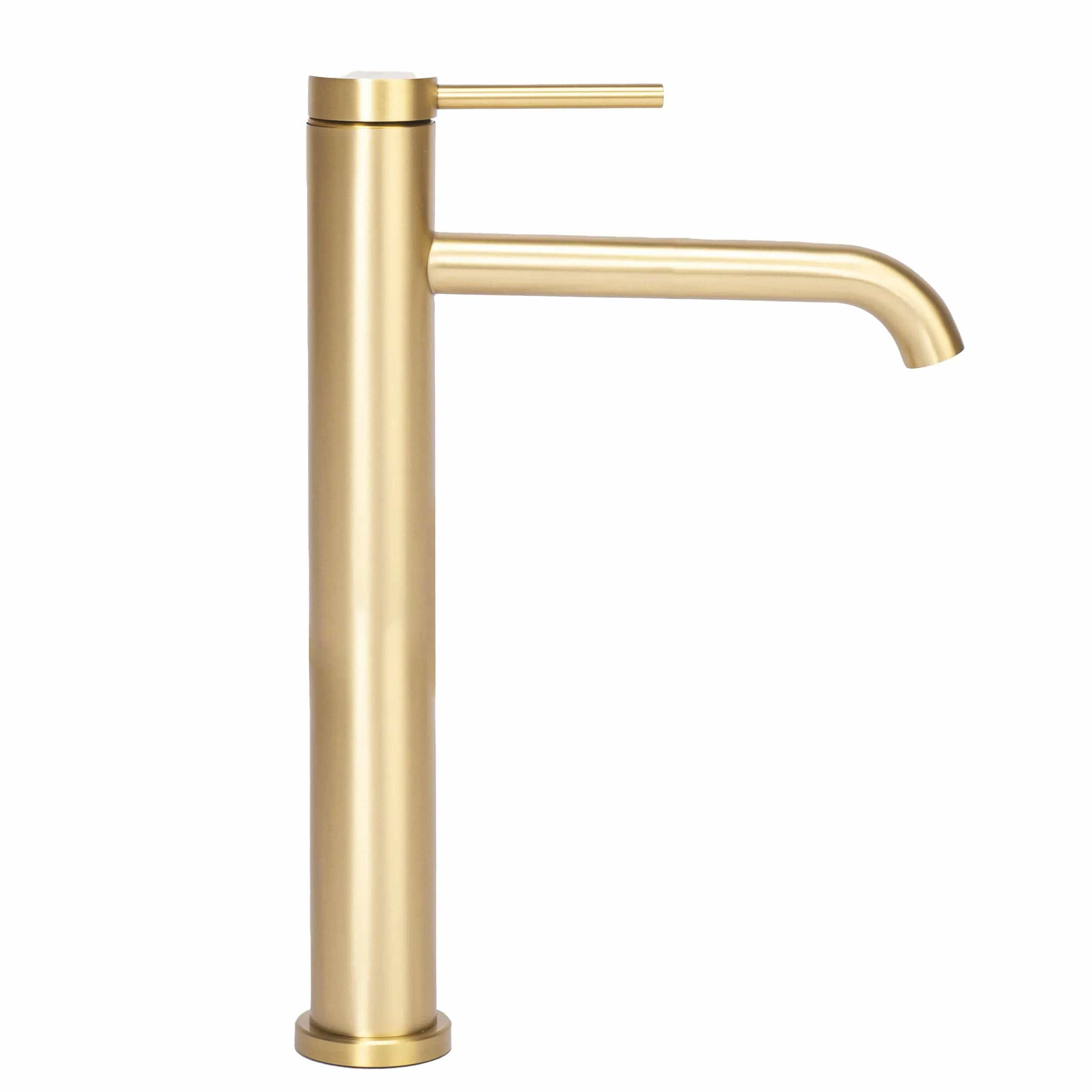 Baterie pentru lavoar Rea Clif High, auriu mat