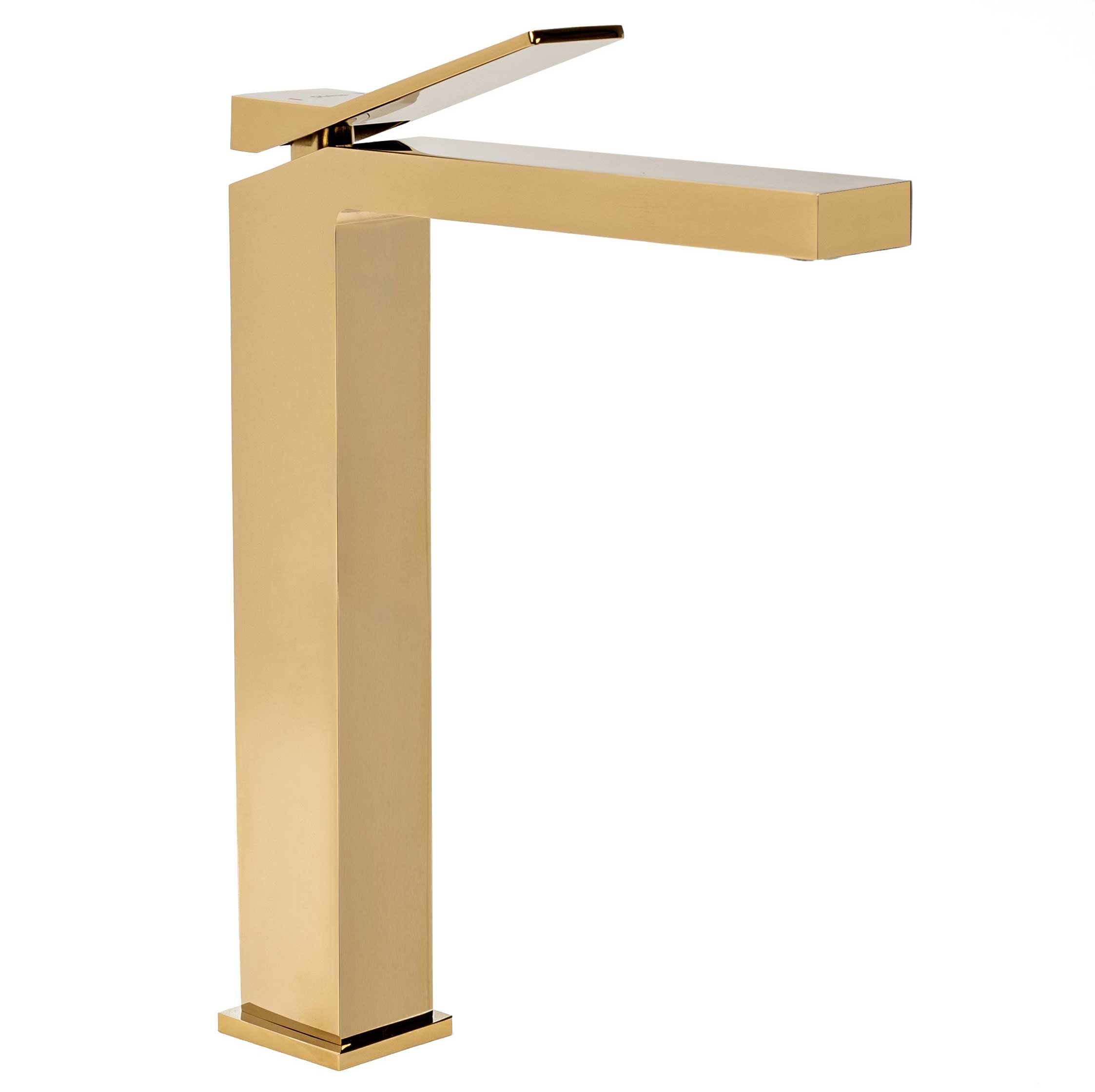 Baterie pentru lavoar Rea Duet, auriu lucios