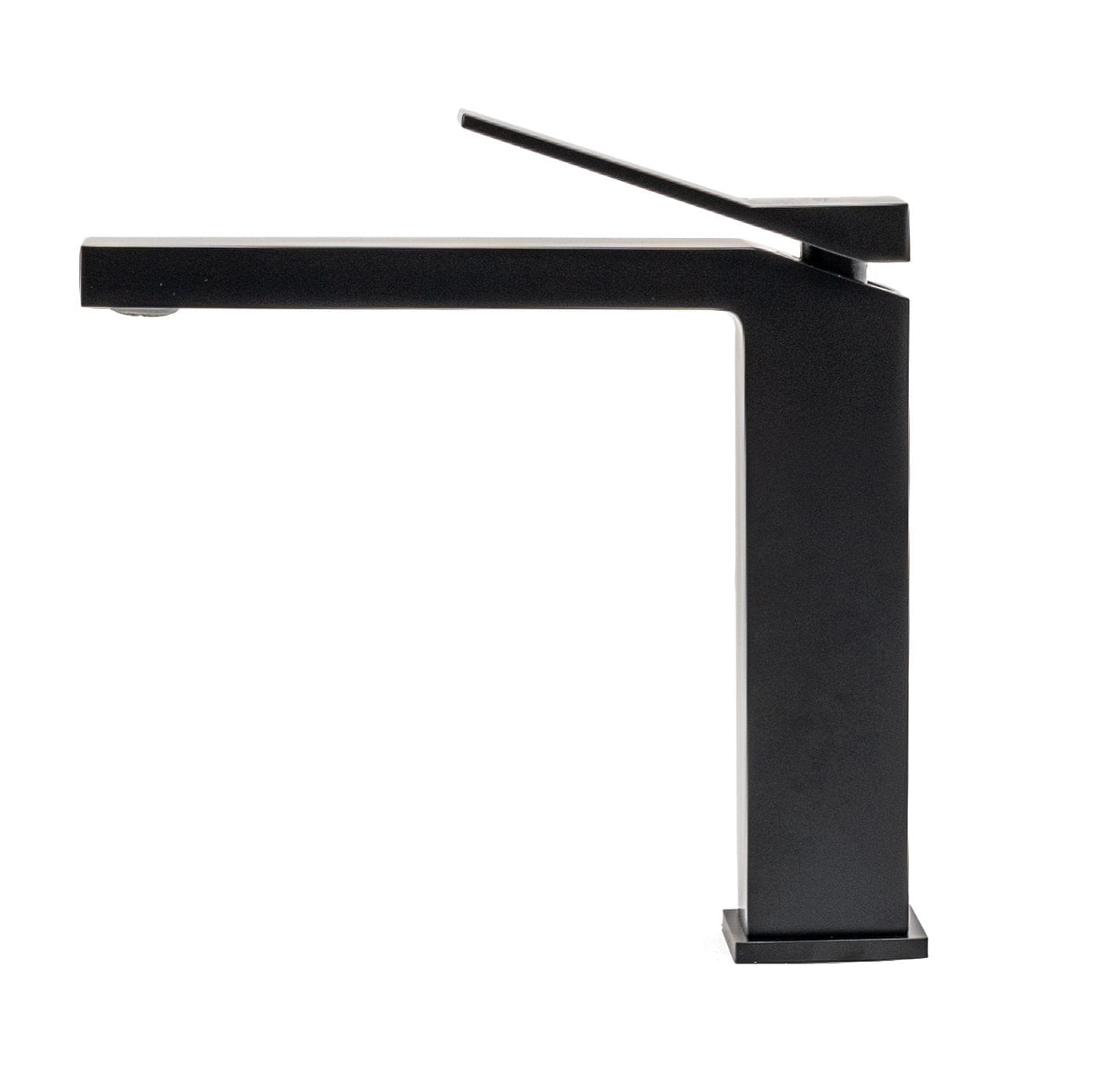 Baterie pentru lavoar Rea Duet Low, negru mat