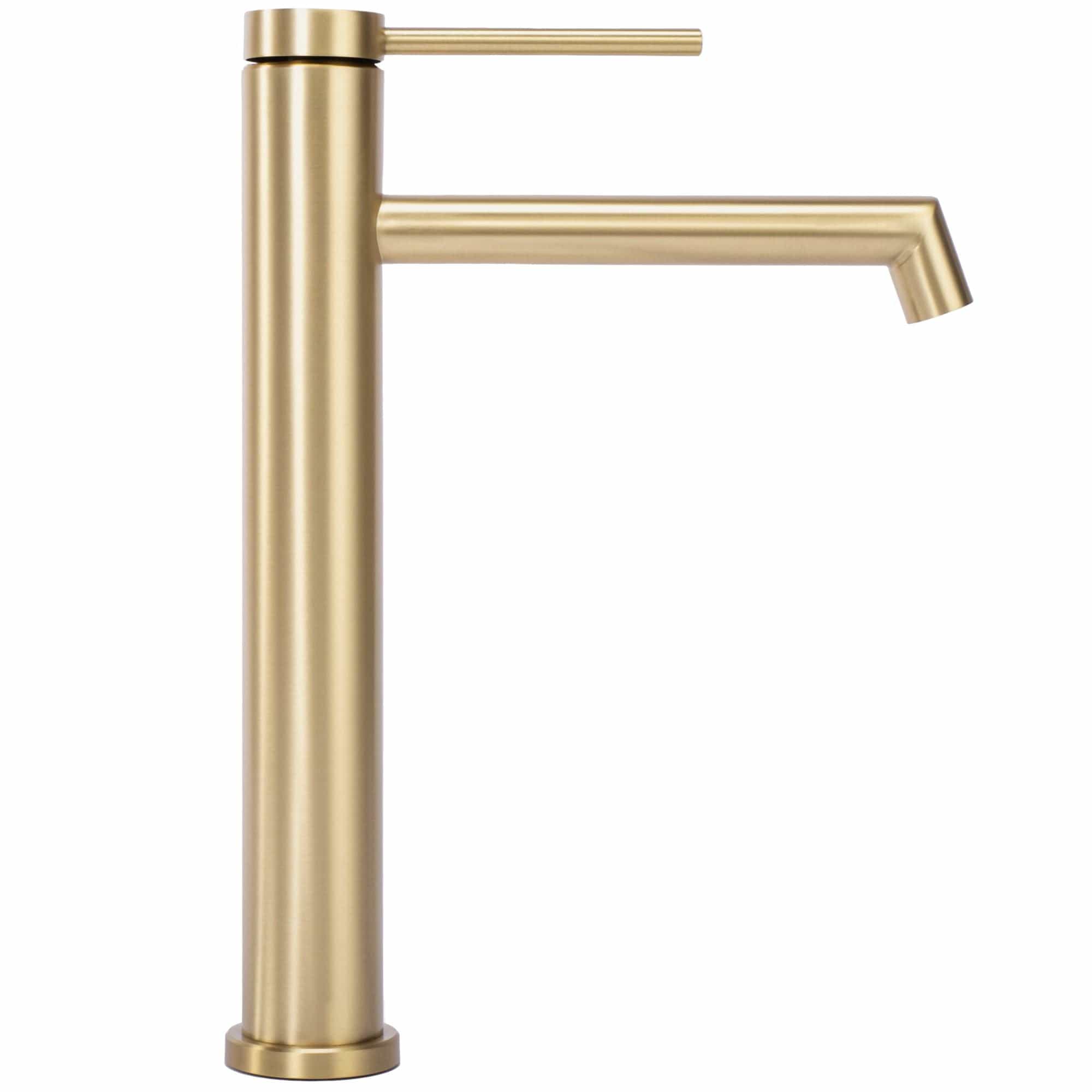 Baterie pentru lavoar Rea Foss High, auriu mat