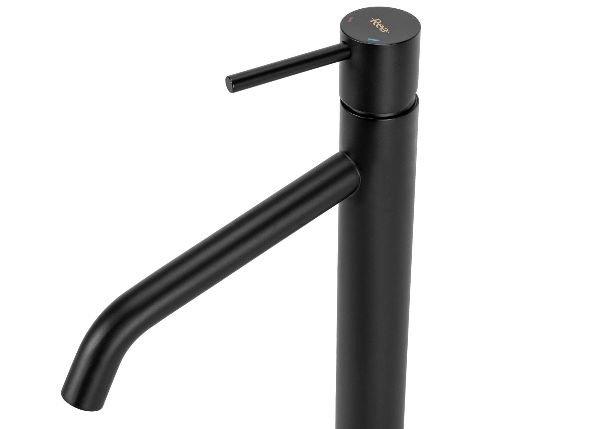 Baterie pentru lavoar Rea Level High, negru mat