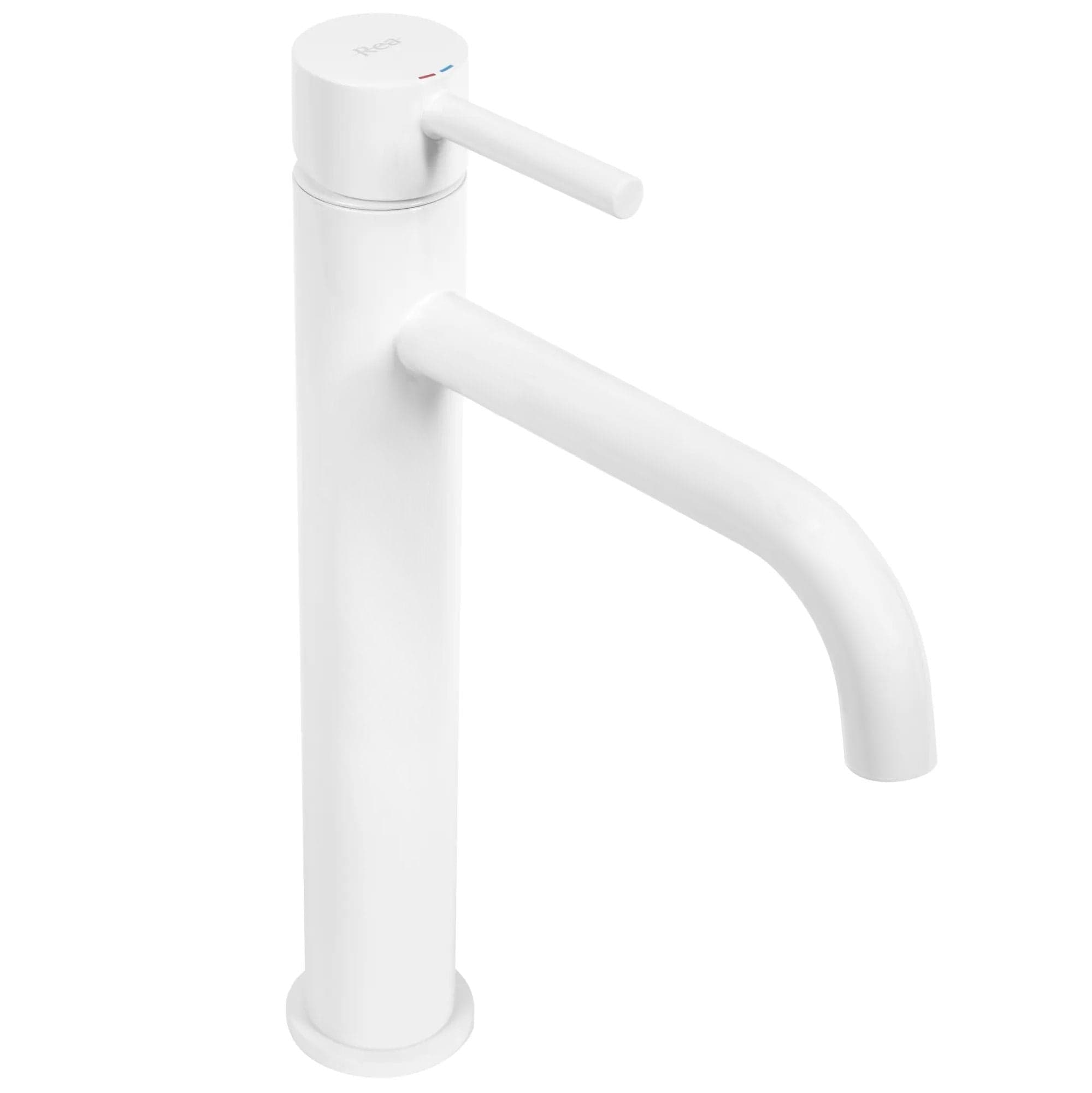 Baterie pentru lavoar Rea Lungo High, alb mat