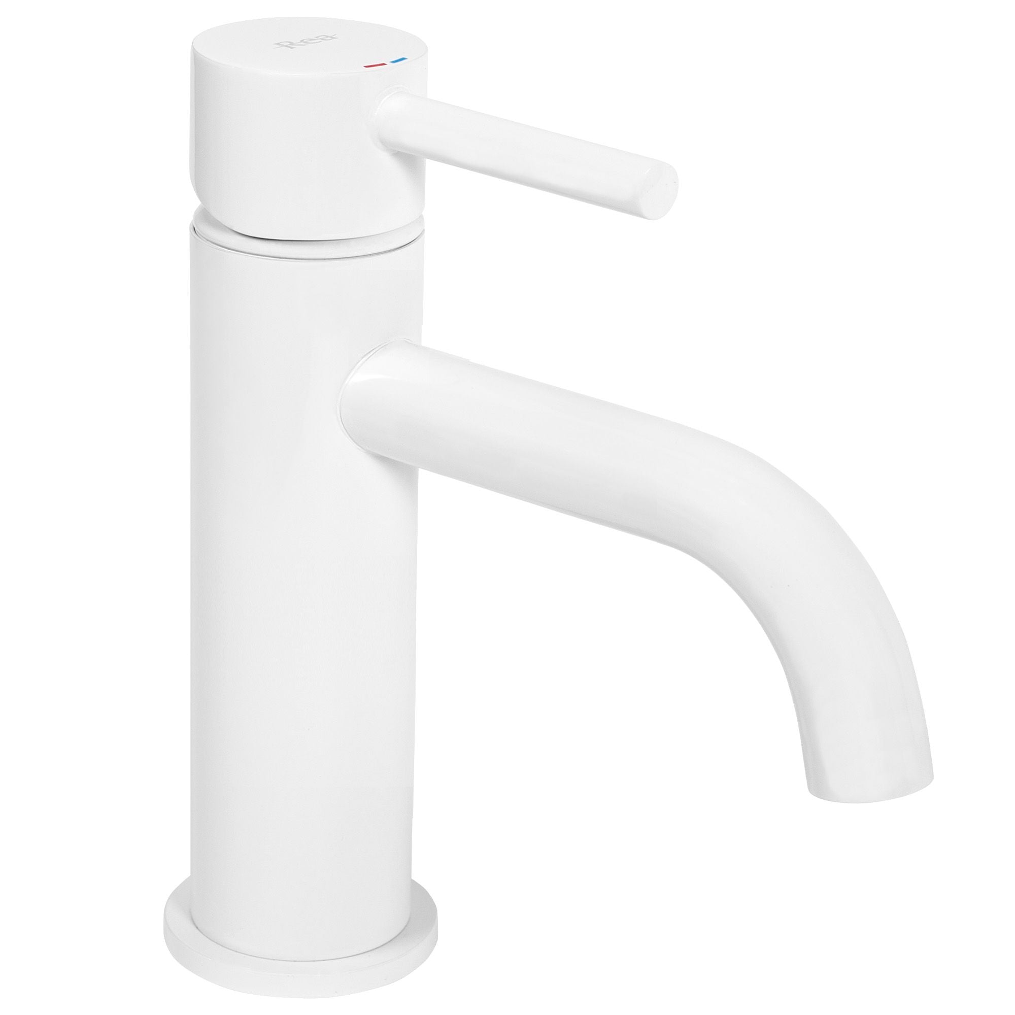 Baterie pentru lavoar Rea Lungo Low, alb mat