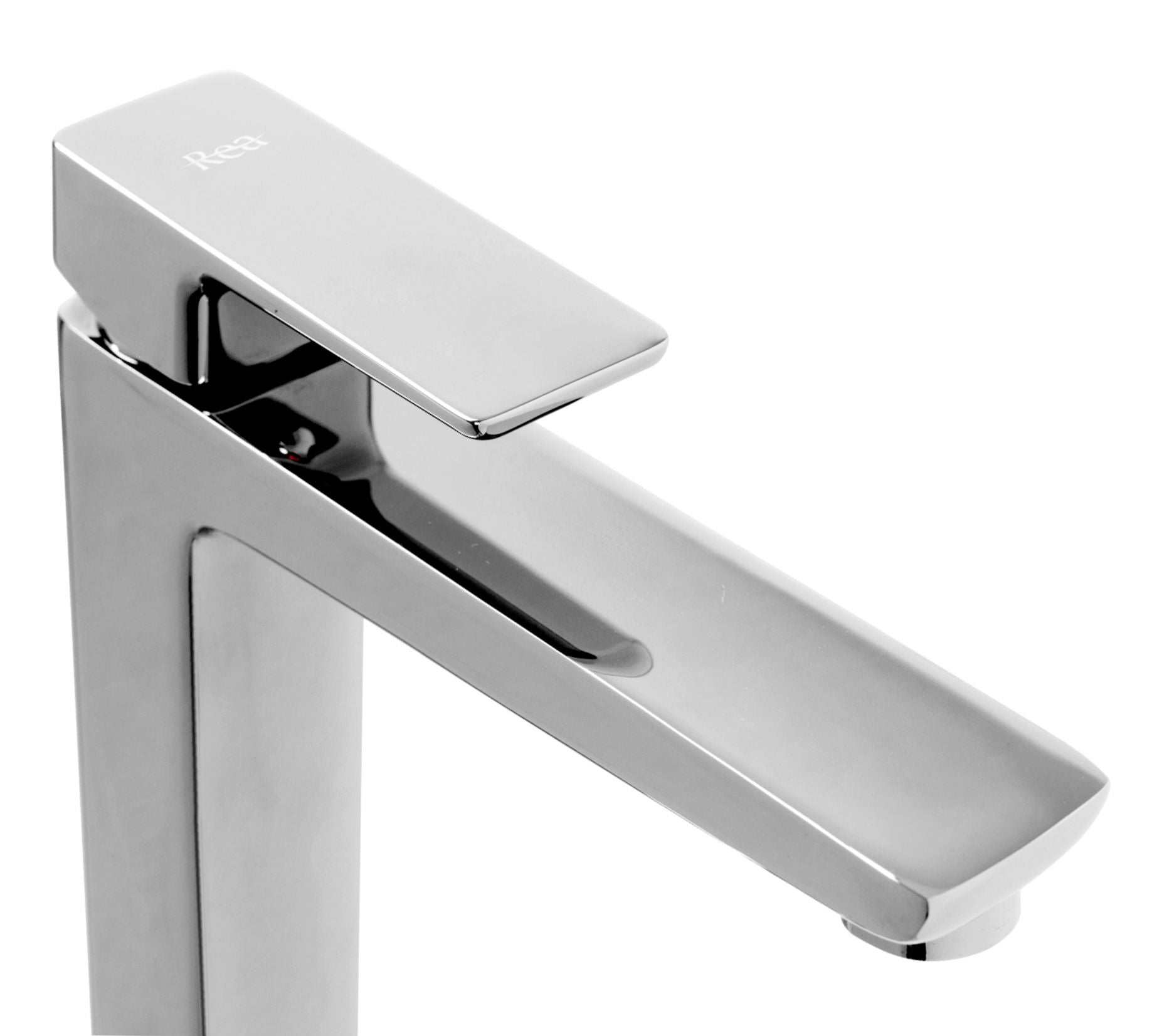 Baterie pentru lavoar Rea Orix Low, argintiu lucios