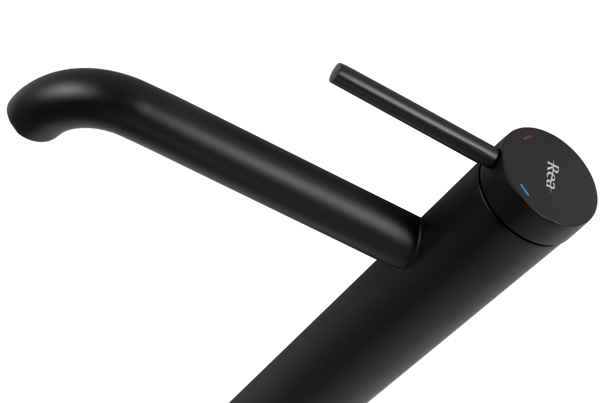 Baterie pentru lavoar Rea Spot High, negru mat