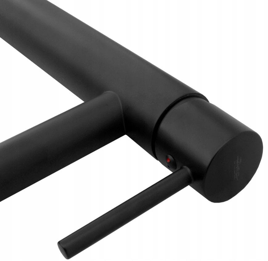 Baterie pentru lavoar Rea Tess High, negru mat