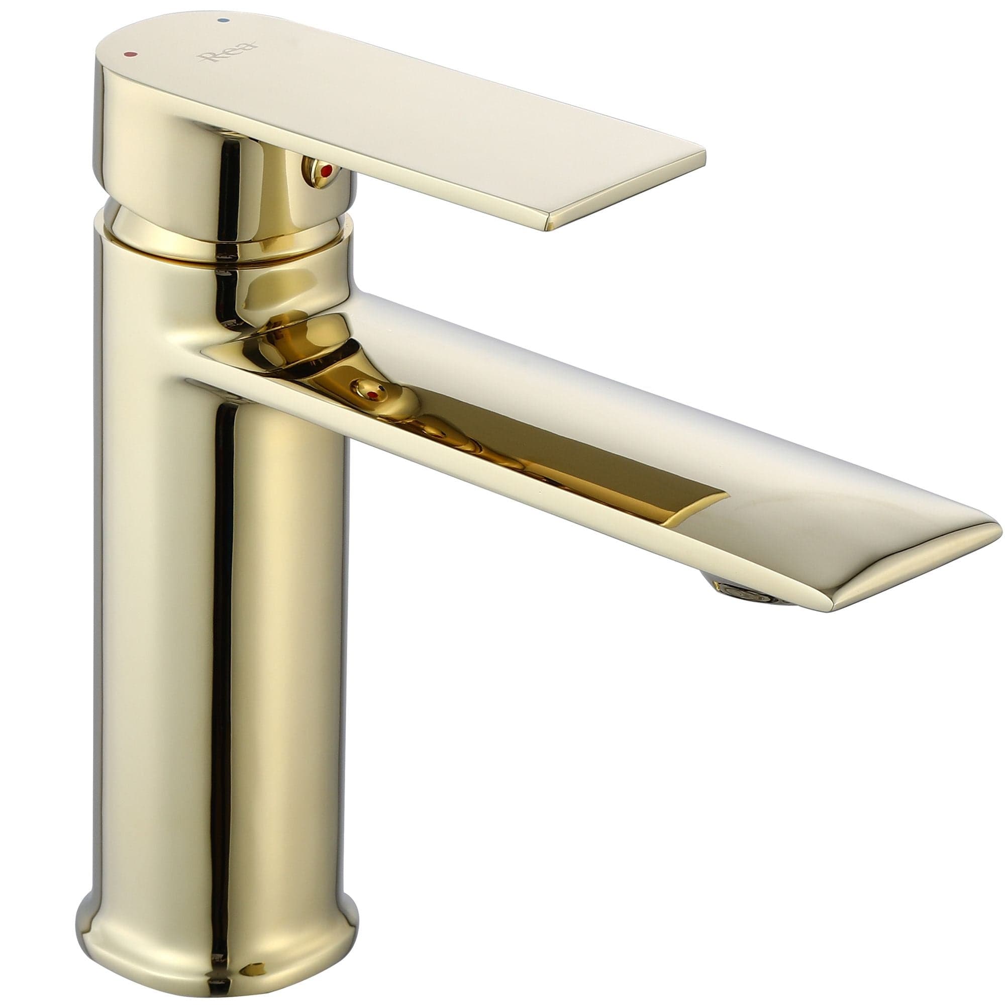 Baterie pentru lavoar Rea Veneta Low, auriu lucios