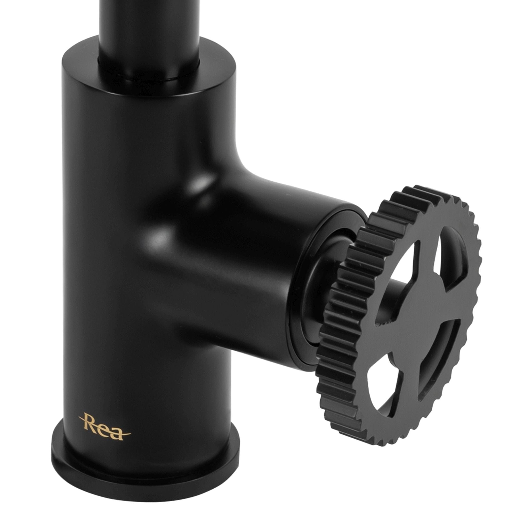 Baterie pentru lavoar Rea Vertigo Side, negru mat