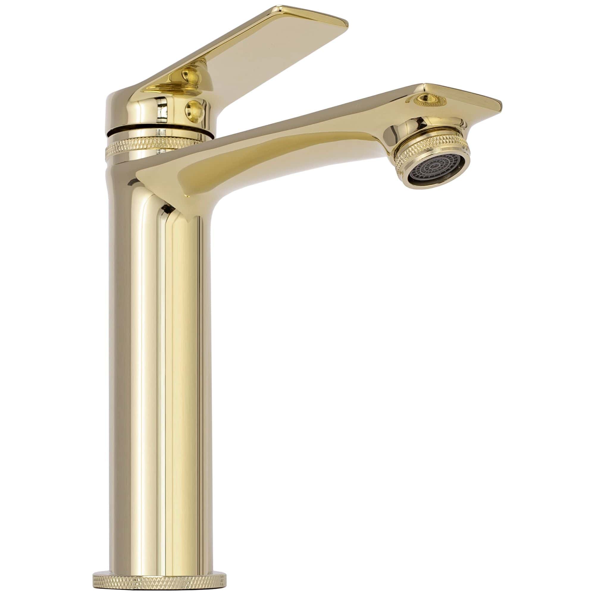 Baterie pentru lavoar Rea Viral auriu lucios