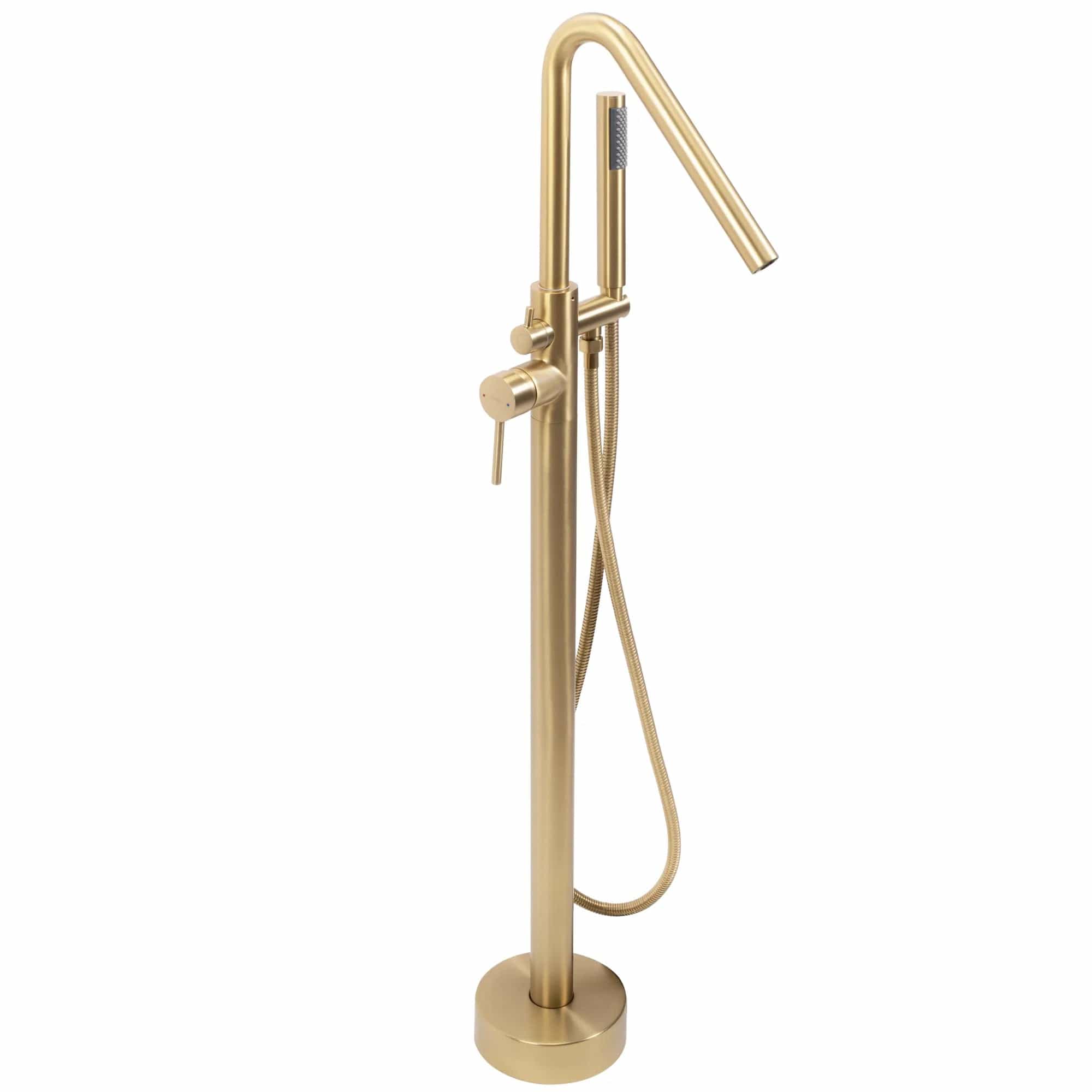 Baterie podea Rea Aras cu cadru rotund, auriu