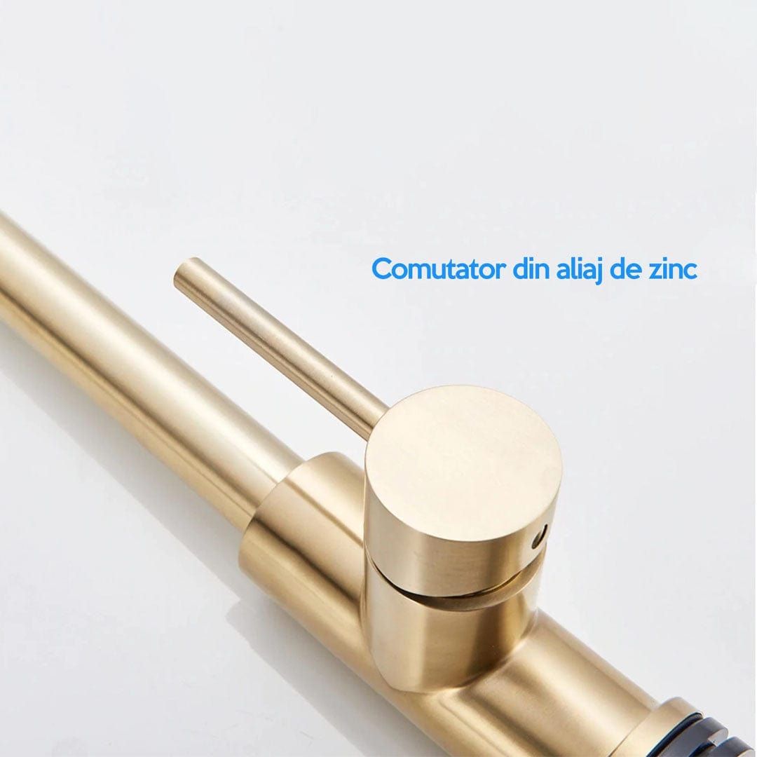 Baterie profesionala, cu dus extractibil, 2 functii de curgere, cod 1234