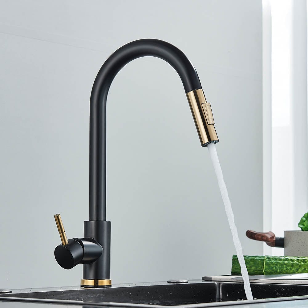 Baterie profesionala, cu dus extractibil, 2 functii de curgere, cod 1463