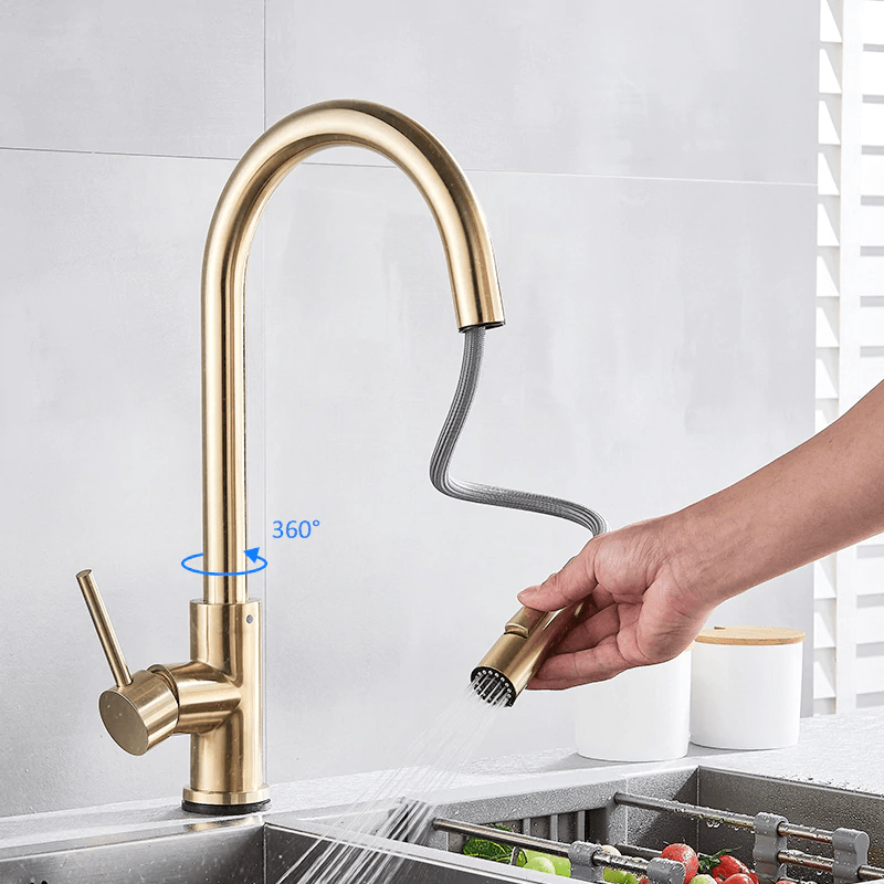 Baterie profesionala, cu senzor de pornire la atingere si dus extractibil, cod 1215