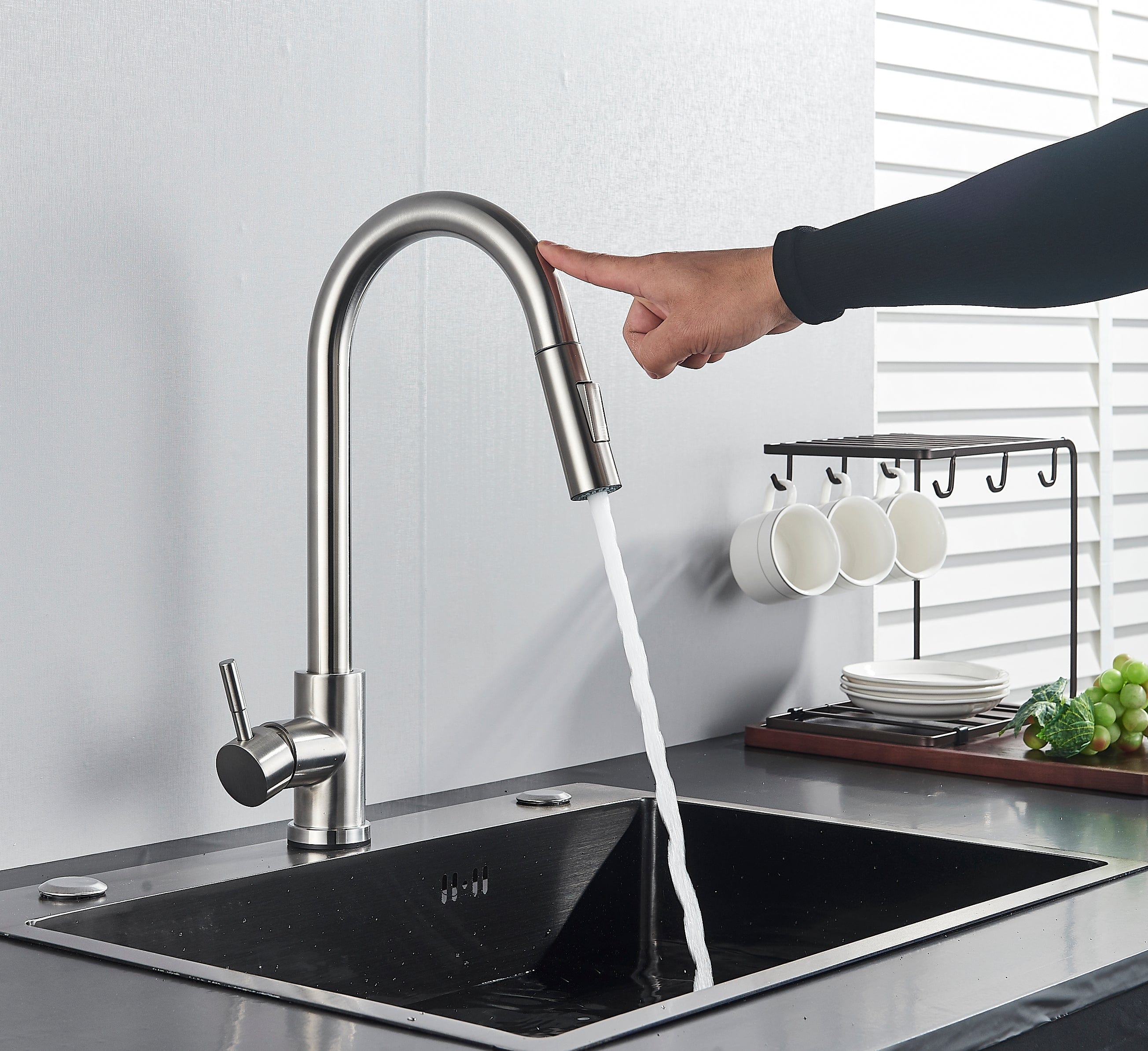 Baterie profesionala cu senzor de pornire la atingere si dus extractibil, cod 1464