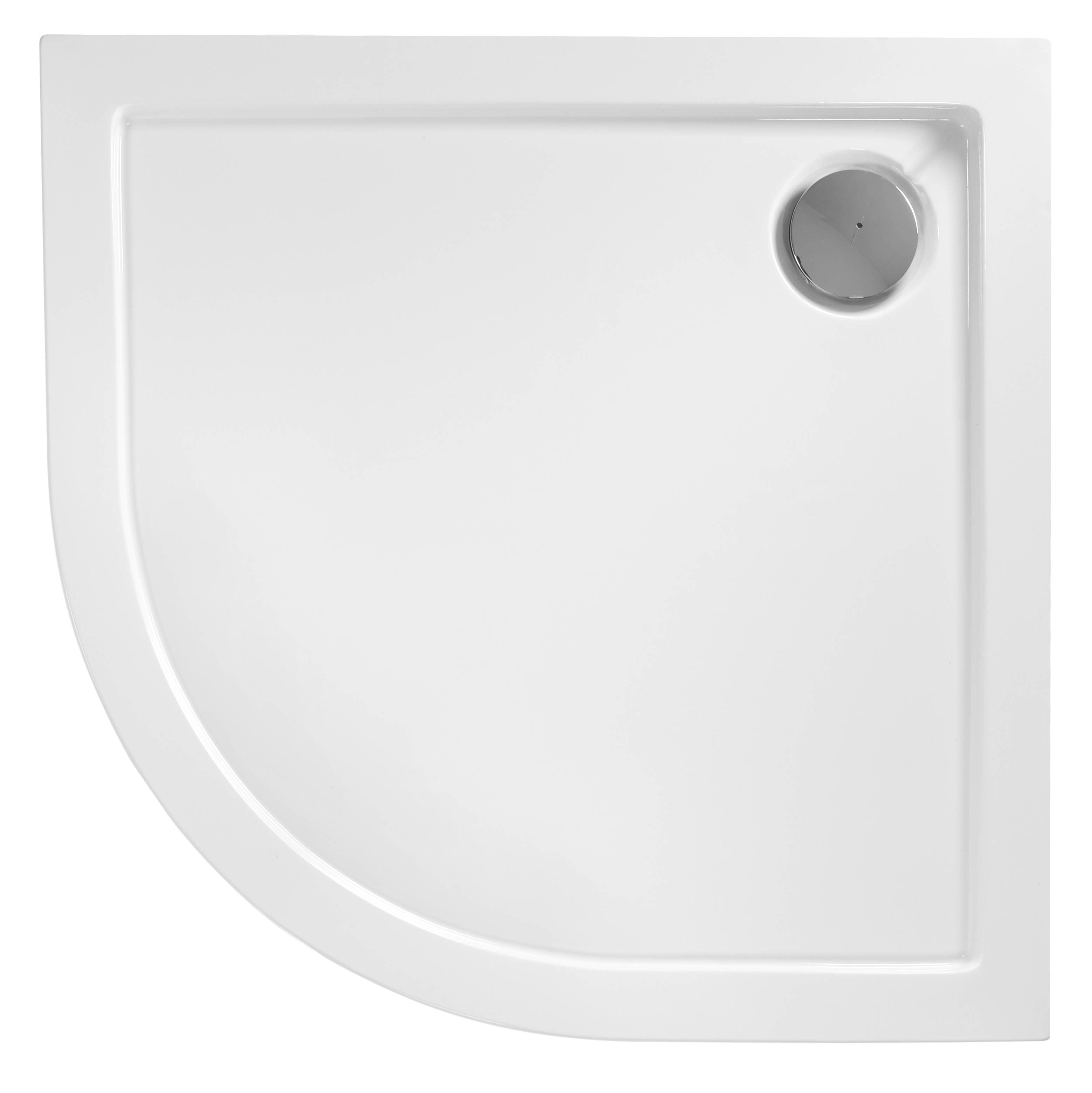 Cabină de duș Rea Look, negru, 80x80 cm