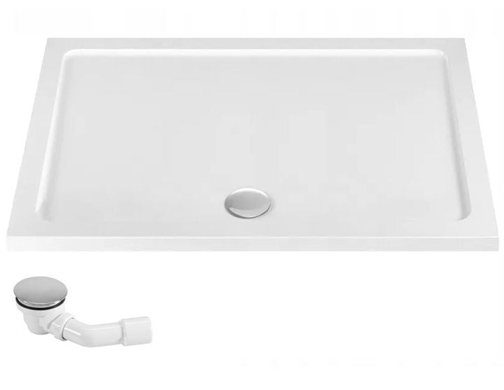 Cabina dus Rea Solar 100x80 cm – profil auriu periat