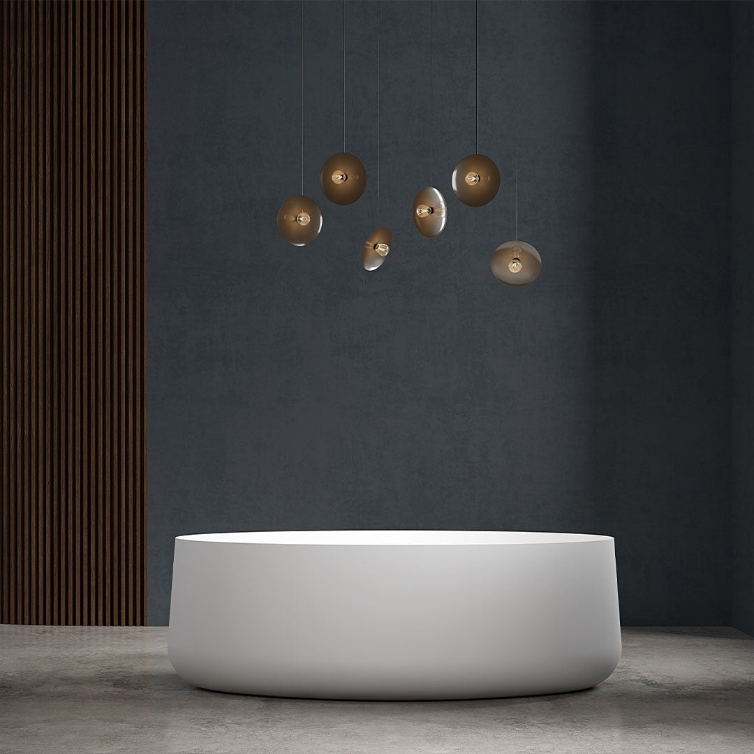 Cada de baie, freestanding, 1760x810x580, din acril, alb mat, MonBlari