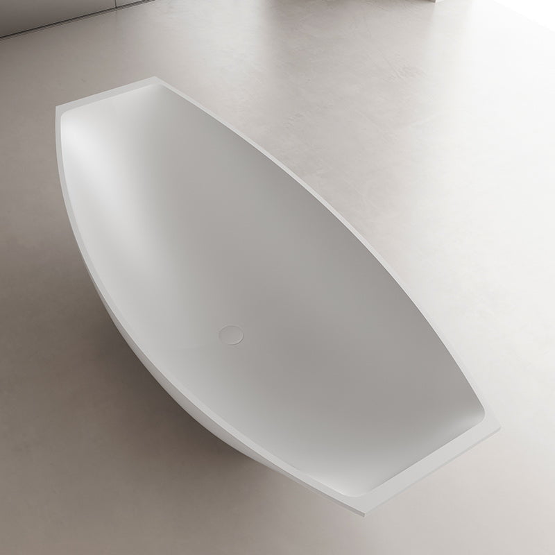 Cada de baie, freestanding, 1800x800x600 mm, din compozit, ovala, alb, MonBlari