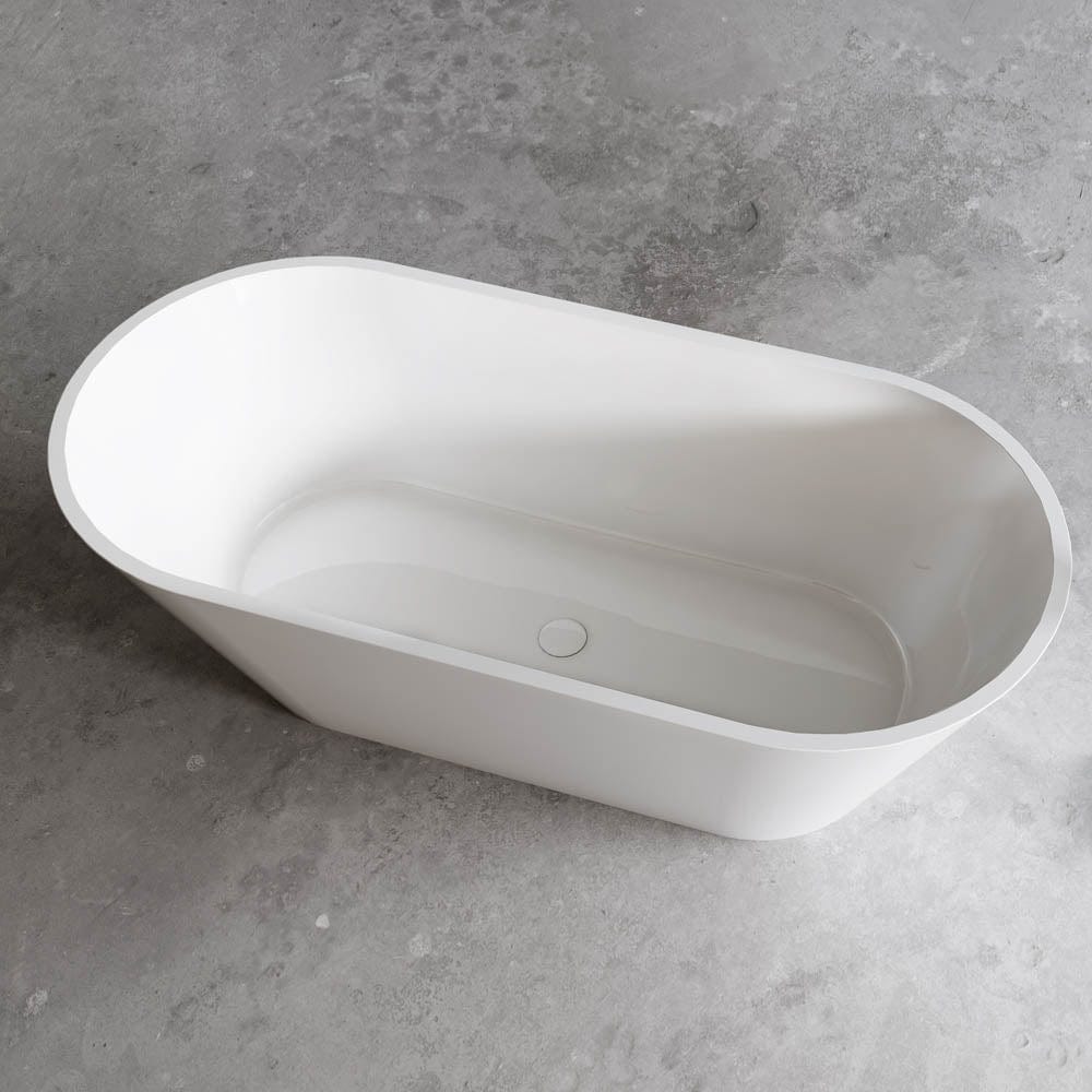 Cadă de baie freestanding Madeira, 150x75x55, alb lucios, cod 4041